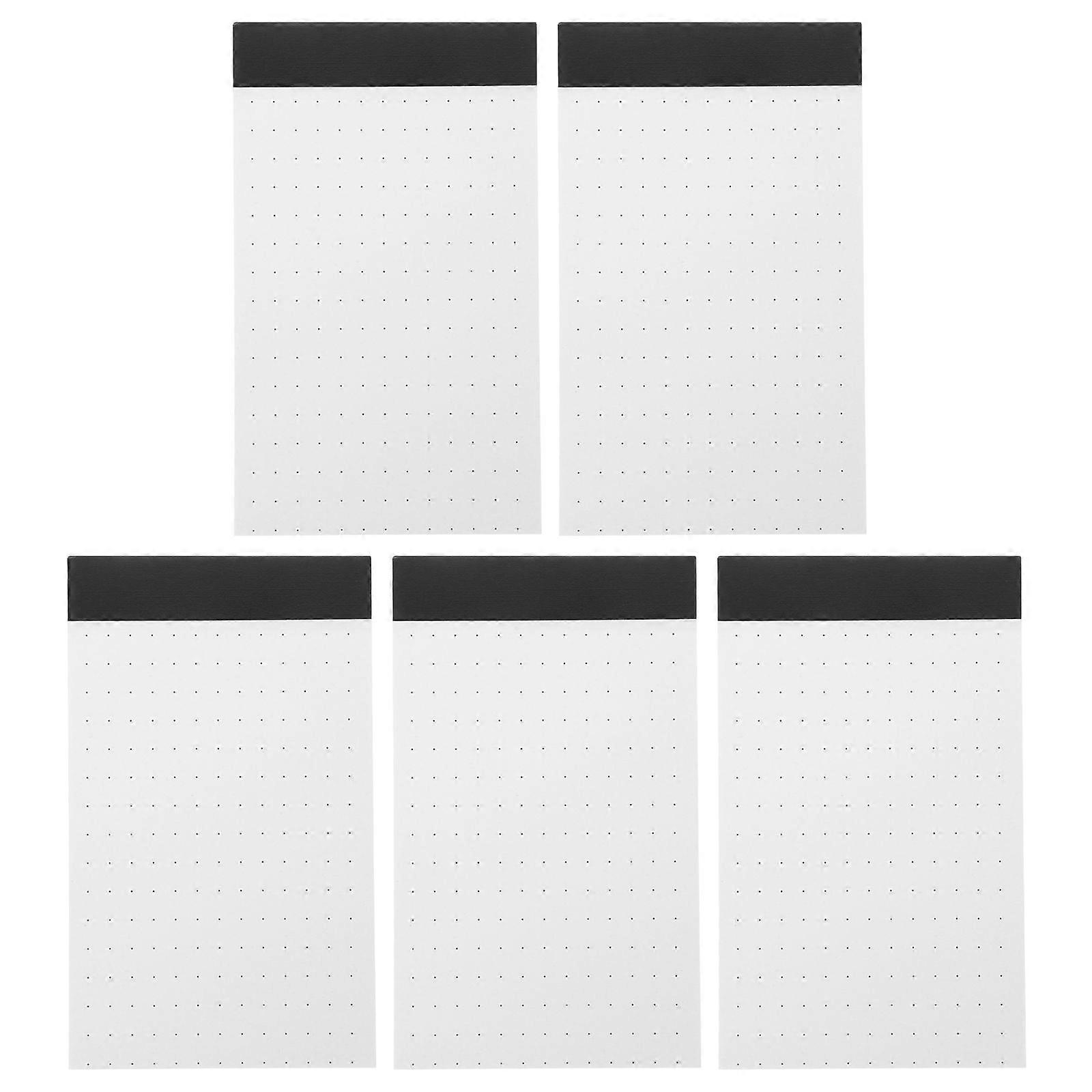 5pcs Mini Dotted Sticky Notes Graph Self Stick Paper Pad Sticky Paper Dot Grid Sticky Notepad for Graphing Architects Teachers Art Journals Office Hom