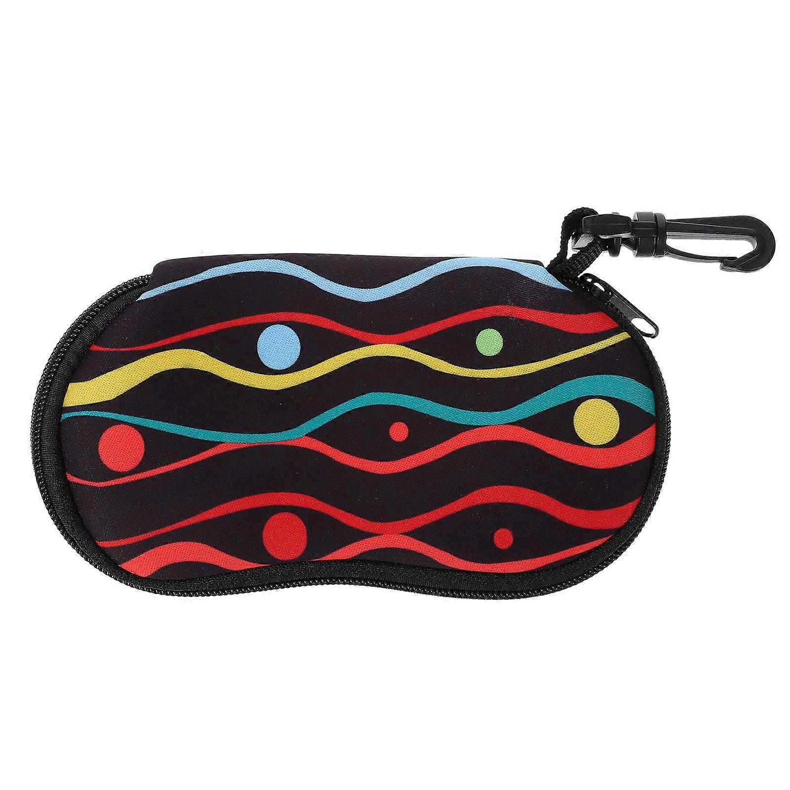 Soft Sunglasses Pouch Travel Sunglasses Case Eyeglass Storage Box Multi 18.5x8.5cm Protective 1Set