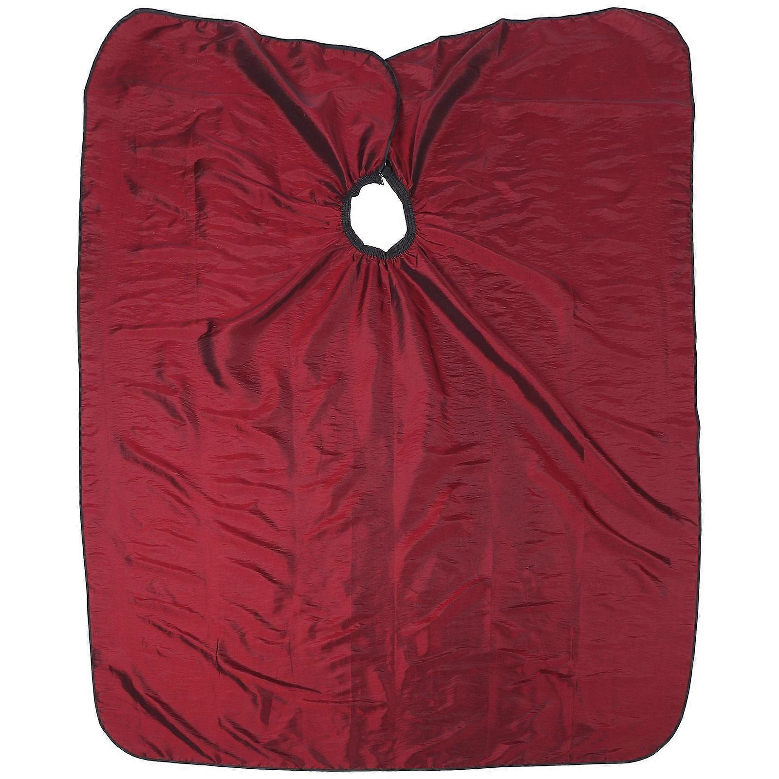 プロの理髪店ケープヘアカットケープユニセックスデザイン家庭用ダークレッド160x140cmパーマ保護1PC