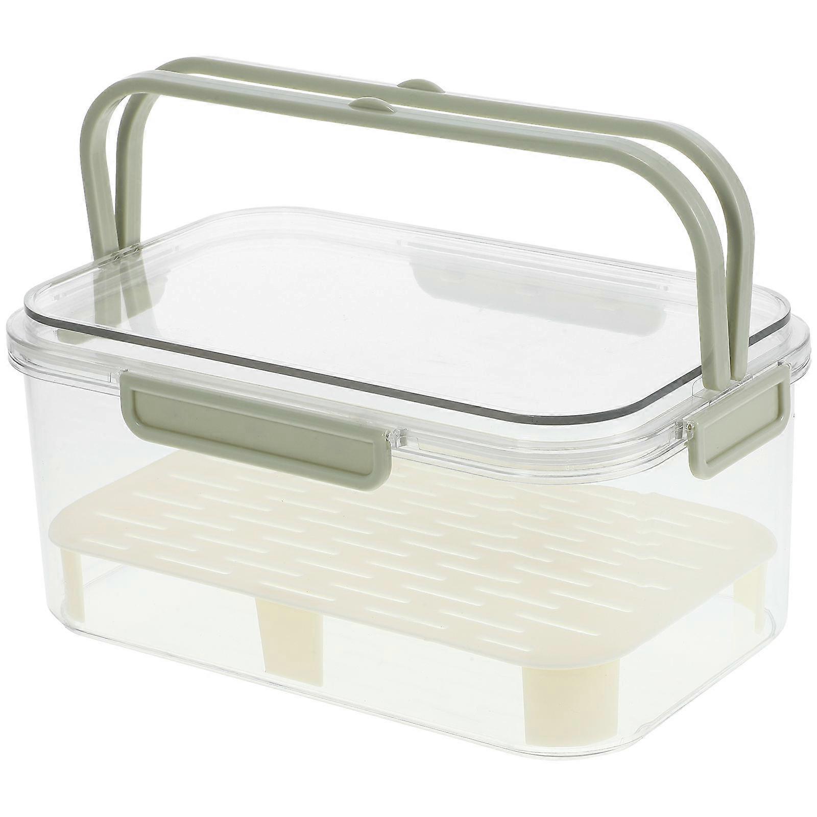 Produce Storage Baskets Fruit Saver Fridge Organizer Practical Design PET Material 1Pcs