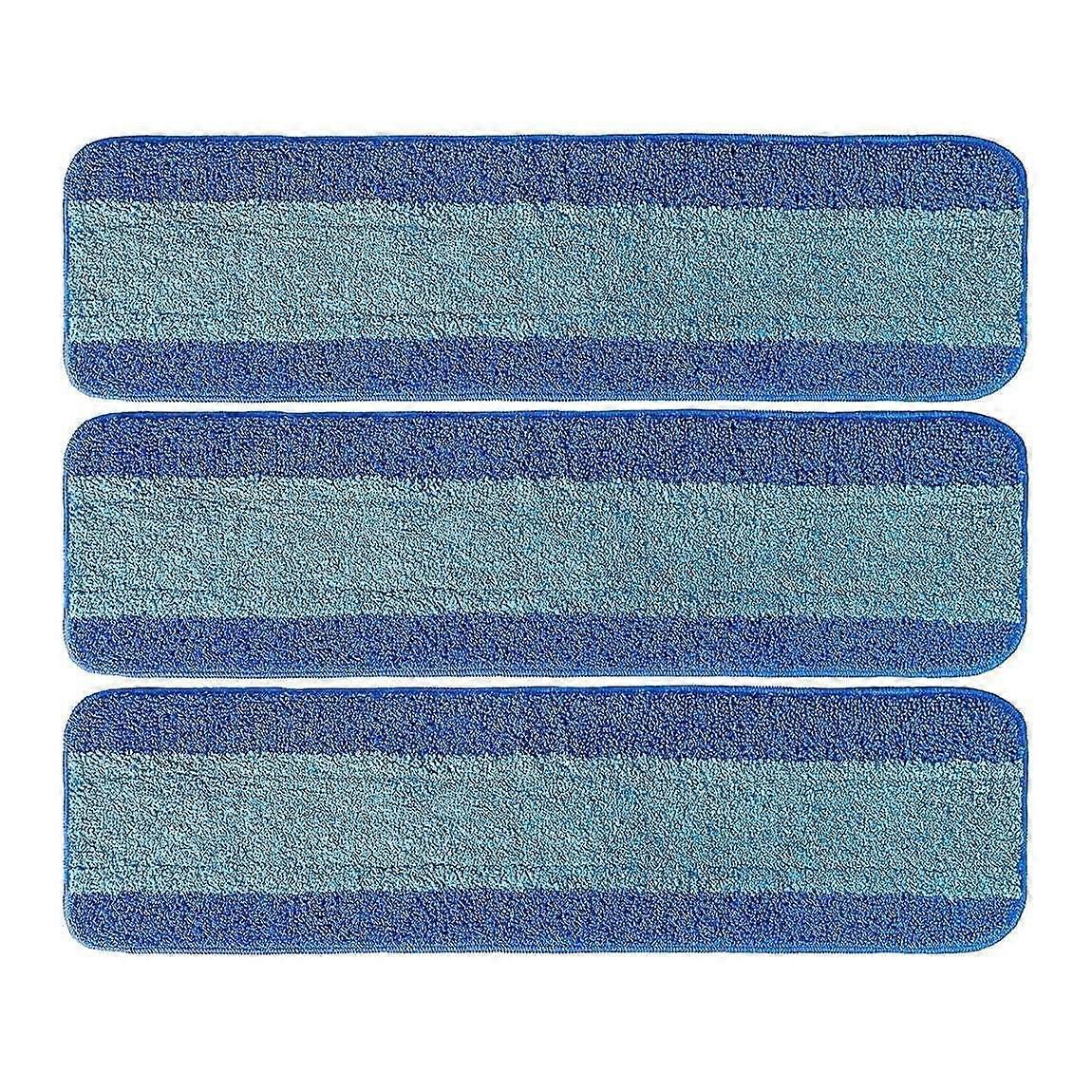 3 Pack Microfiber Mop Pads  Microfiber Cleaning Pad  with  Mop  Hardwood Floor Cleaner