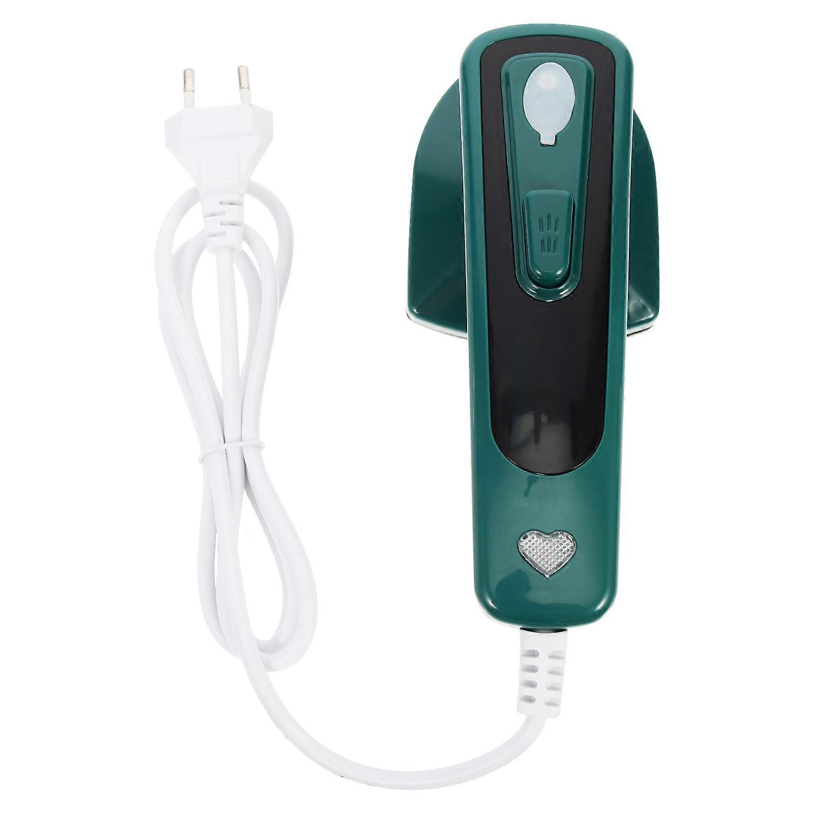Garment Steamer Portable Clothes Steamer for Home Travel Rectangular Shape Green 1Set