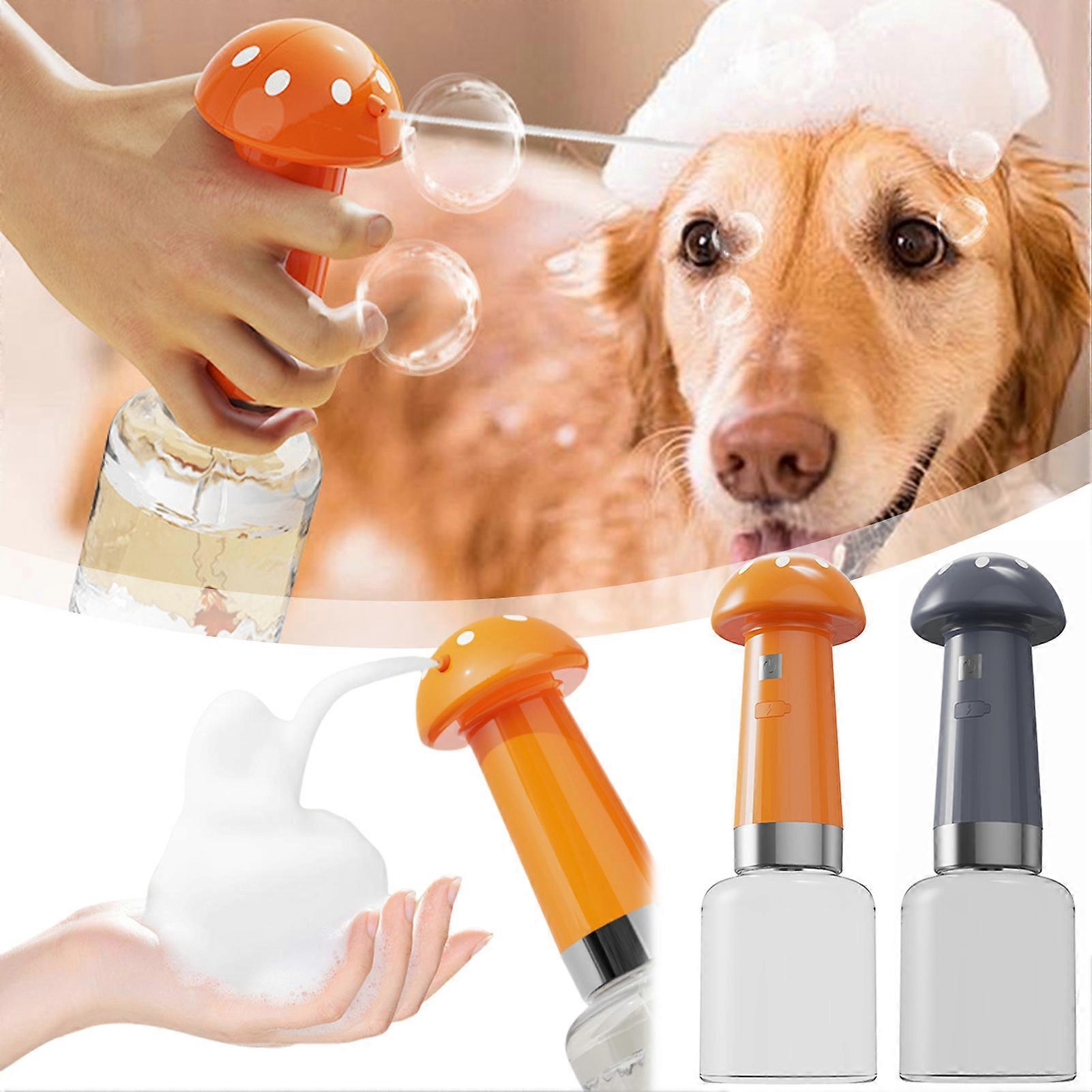 Pet Bath Electric Foaming Shampoo Dispenser Automatic Foam Maker for Dogs & Cats