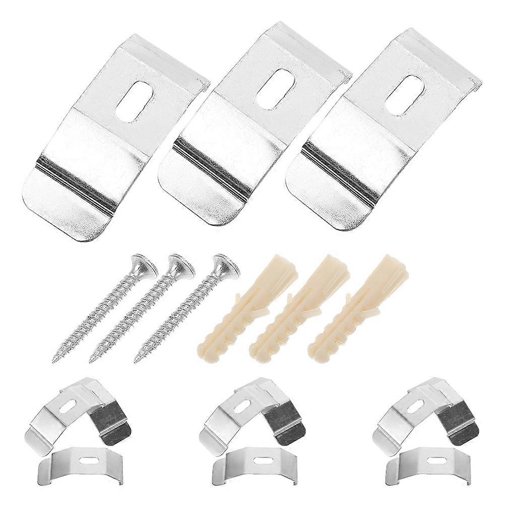 12pcs Heavy Duty Adjustable Curtain Rod Brackets for Wall or Ceiling – Sturdy Support for Curtains, Blinds, and Drapes – Easy DIY Installation
