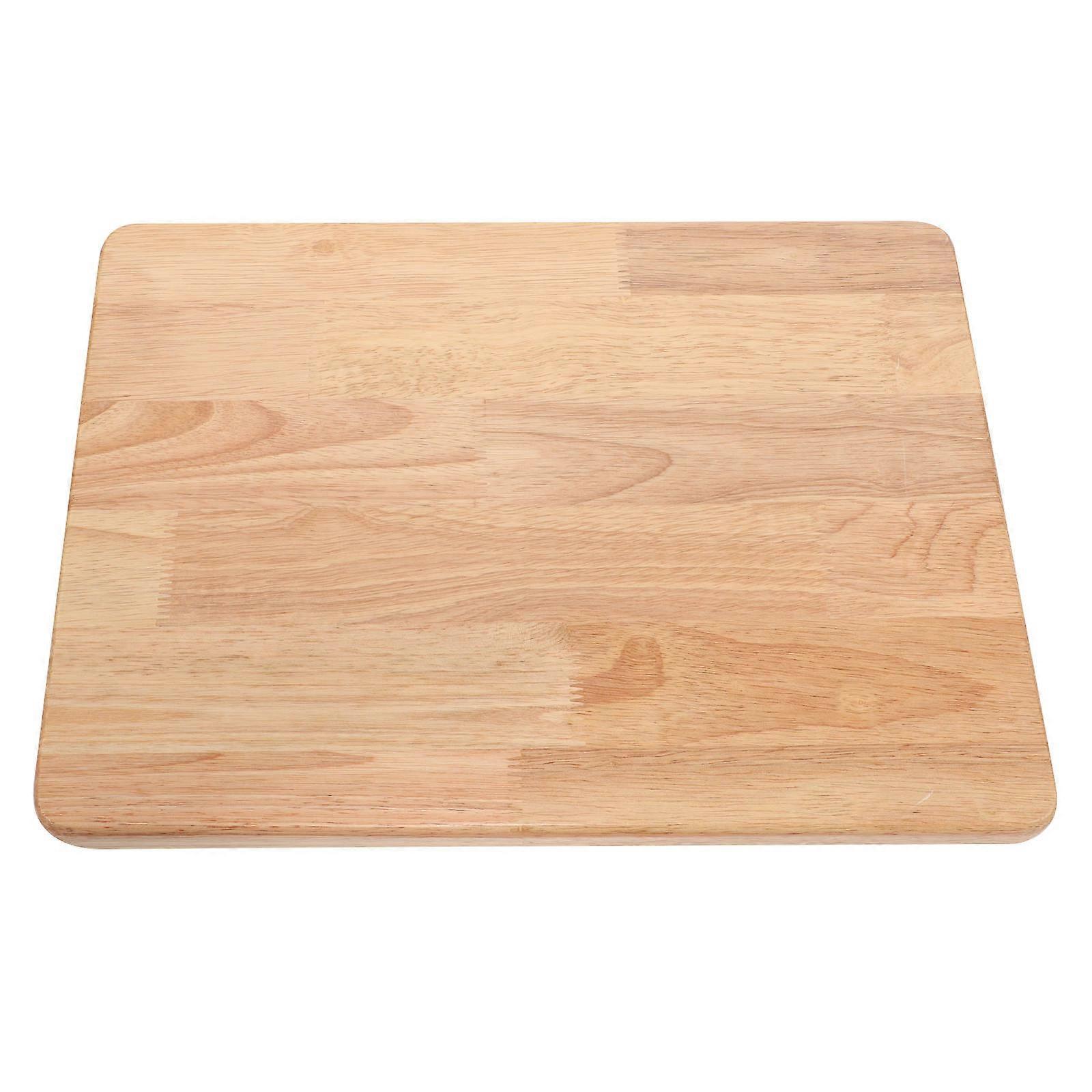 Natural Wood Desk Top for Home Office Restaurant Rectangular Shape Easy to Clean 1Set