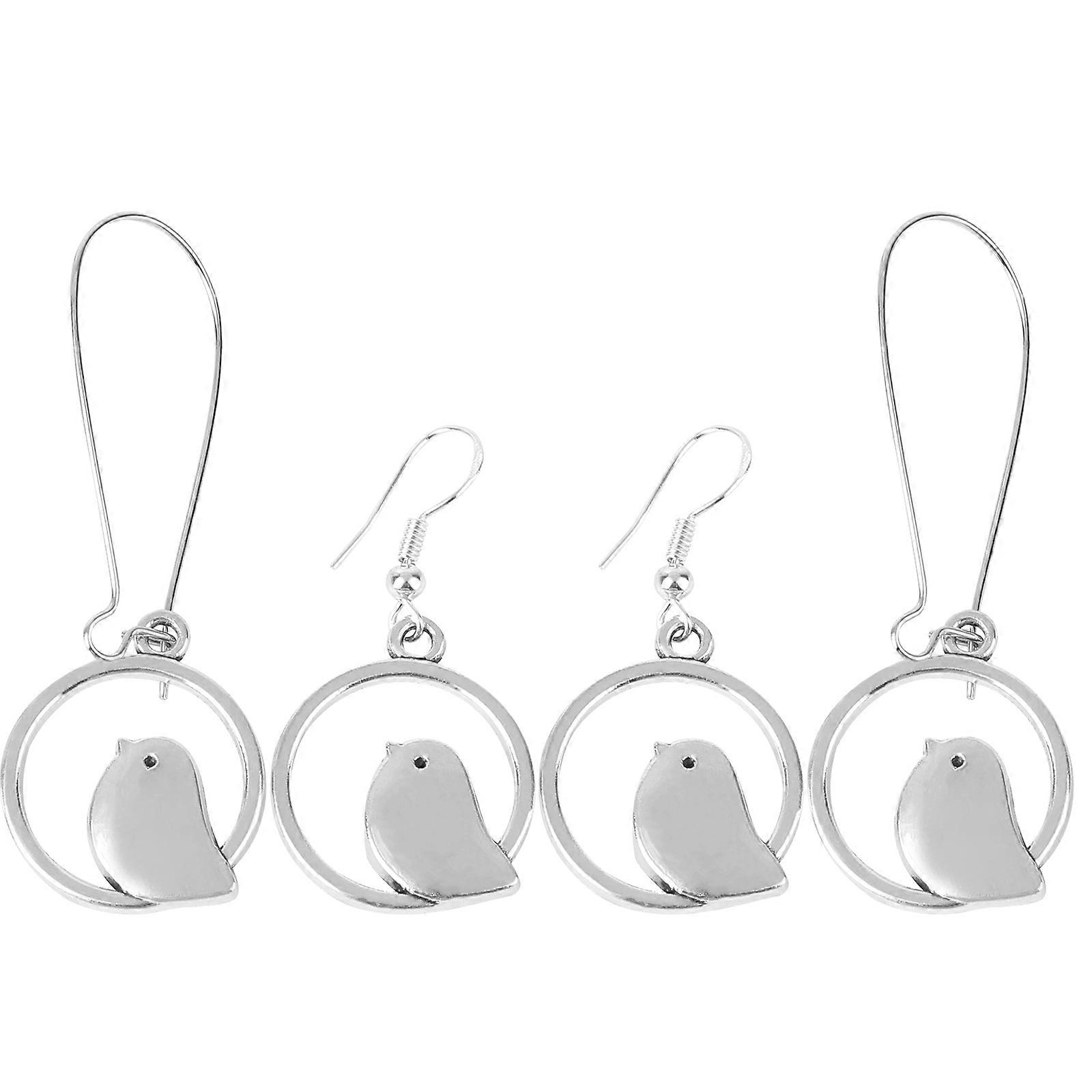 Chic Retro Bird Earrings for Women – Durable Alloy Dangler Design, Hypoallergenic & Unique, Perfect for Parties and