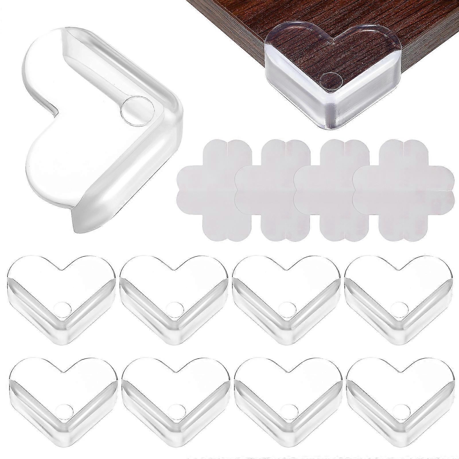15pcs Transparent Corner Protectors Safety Edge Guards for Furniture, Easy Install Bumpers for Sharp Table and Cabinet Corners