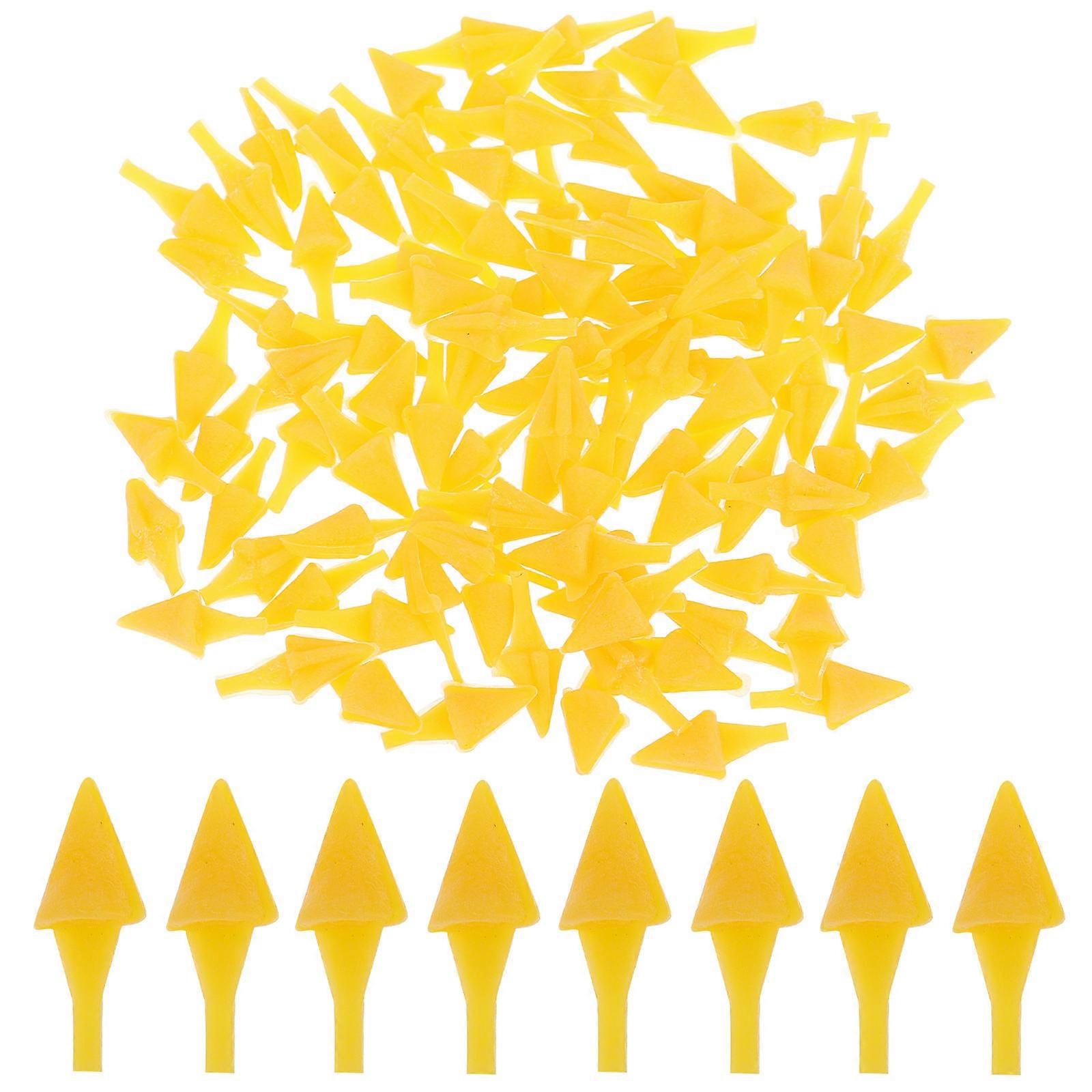 Gerçekçi Peluş Tavuk Gagaları Ve Doldurulmuş Hayvan El Sanatları İçin Oval Şekil Plastik Ördek Gagası 100 Adet