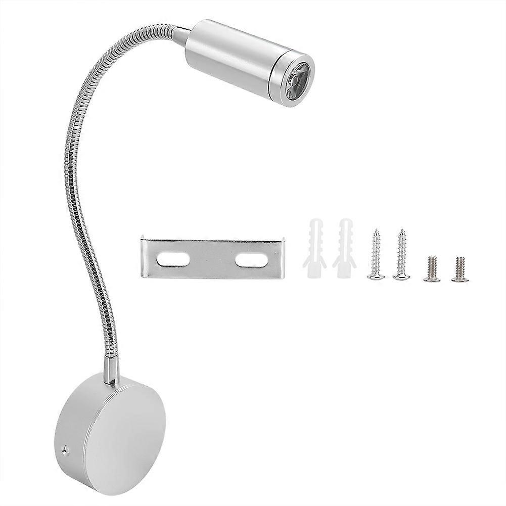 Applique murale LED flexible 1 W, réglable, veilleuse, lampe de lecture pour chambre à coucher, 85 V-265 V