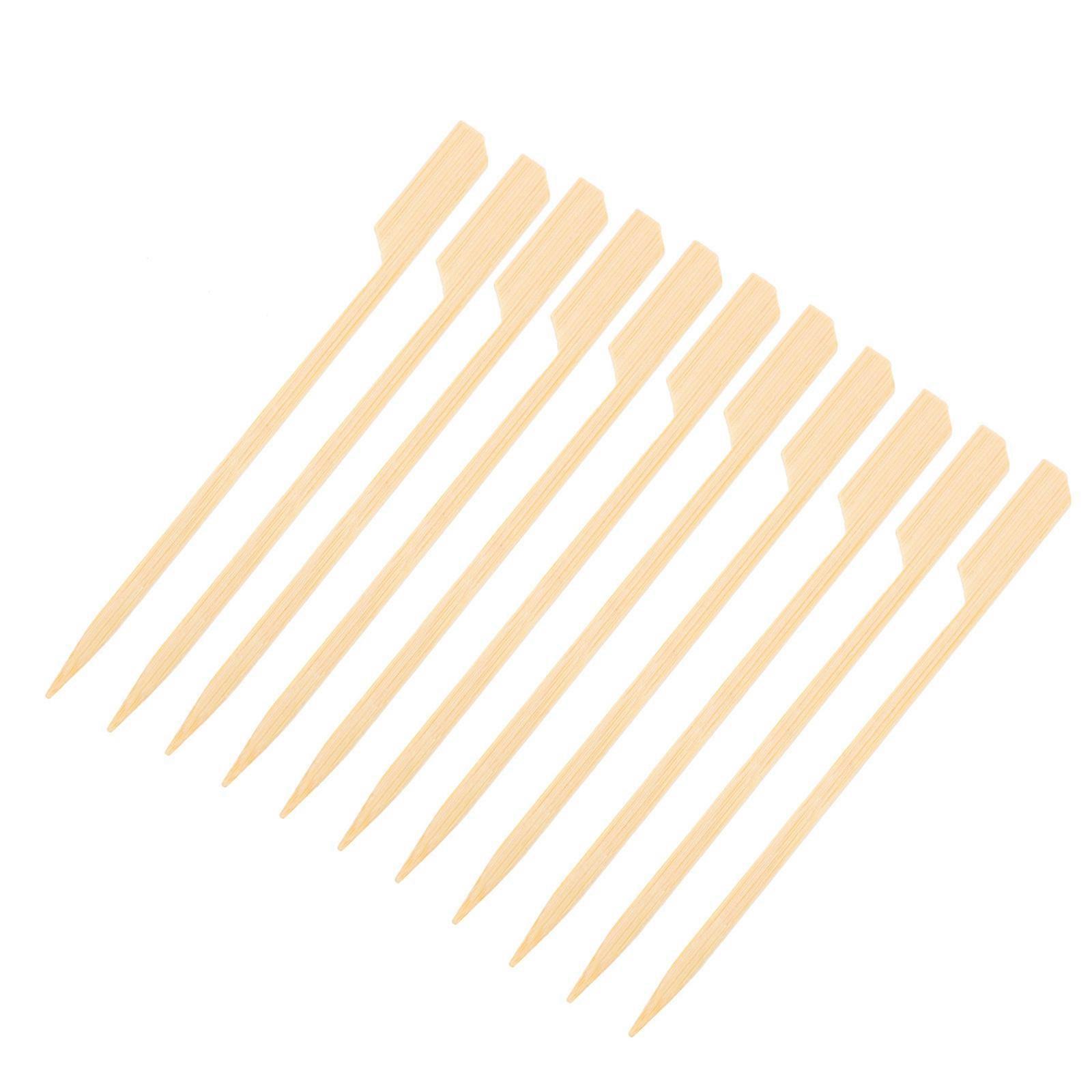 Bamboo Skewers for Grilling Meat Holding Long Stick Barbecue 200Pcs