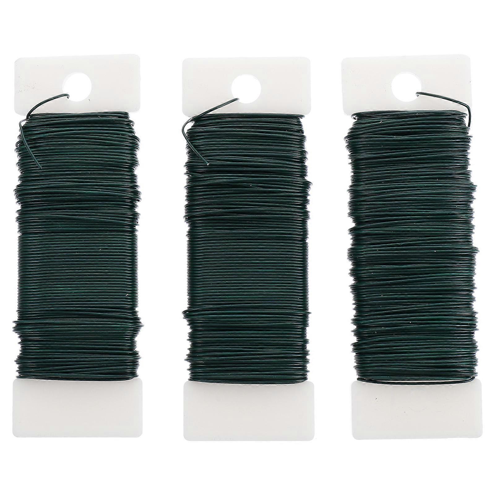 DIY Iron Wire Binding Wires For Garden Craft Making Artificial Flower Stem 3Pcs