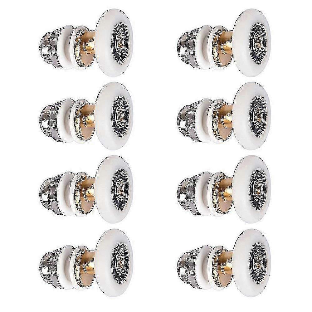 مجموعة من 8 عجلات للحمام دش انزلاق الباب