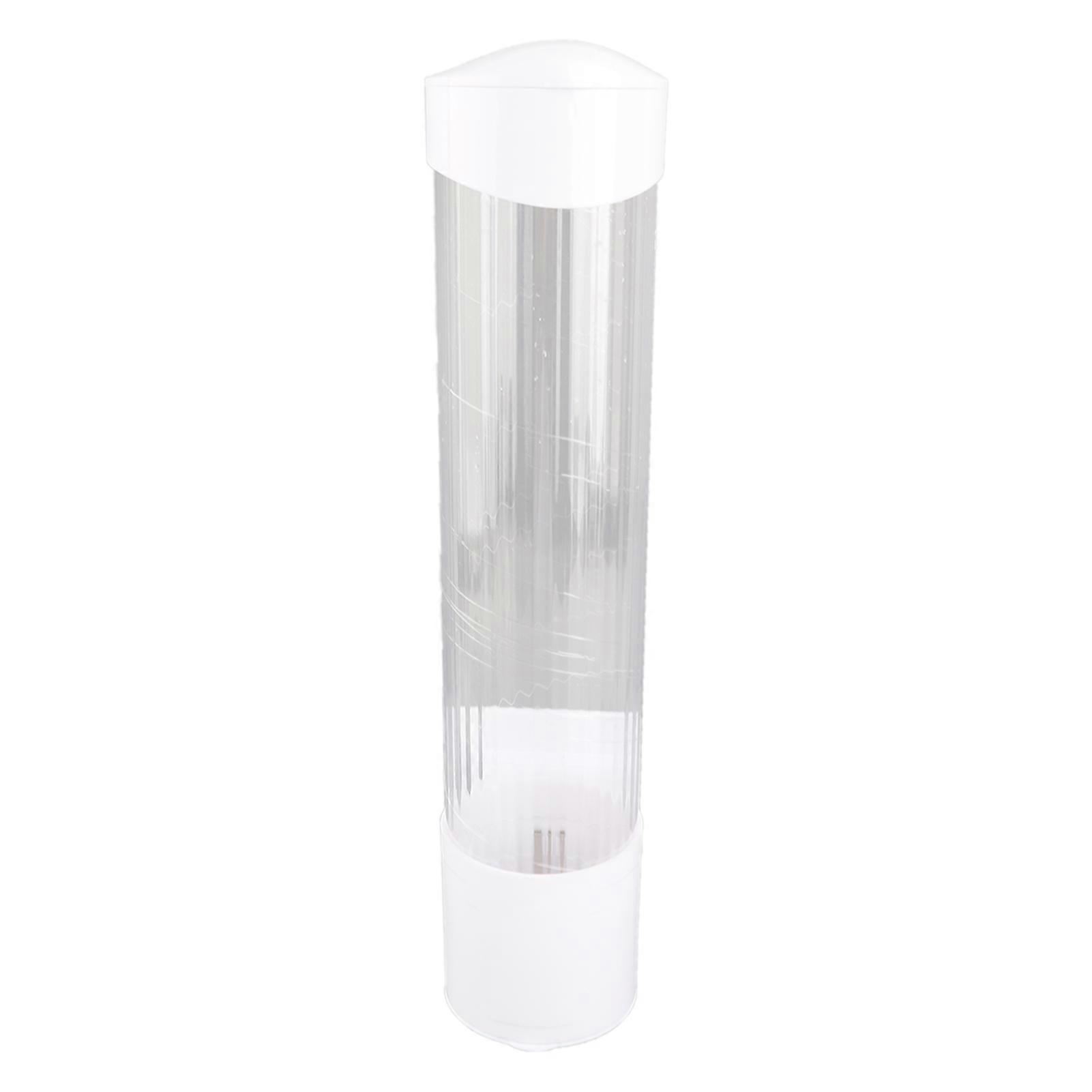 Anti Dust Paper Cup Dispenser Plastic Holder 7.5cm 50 Cups Convenient Container