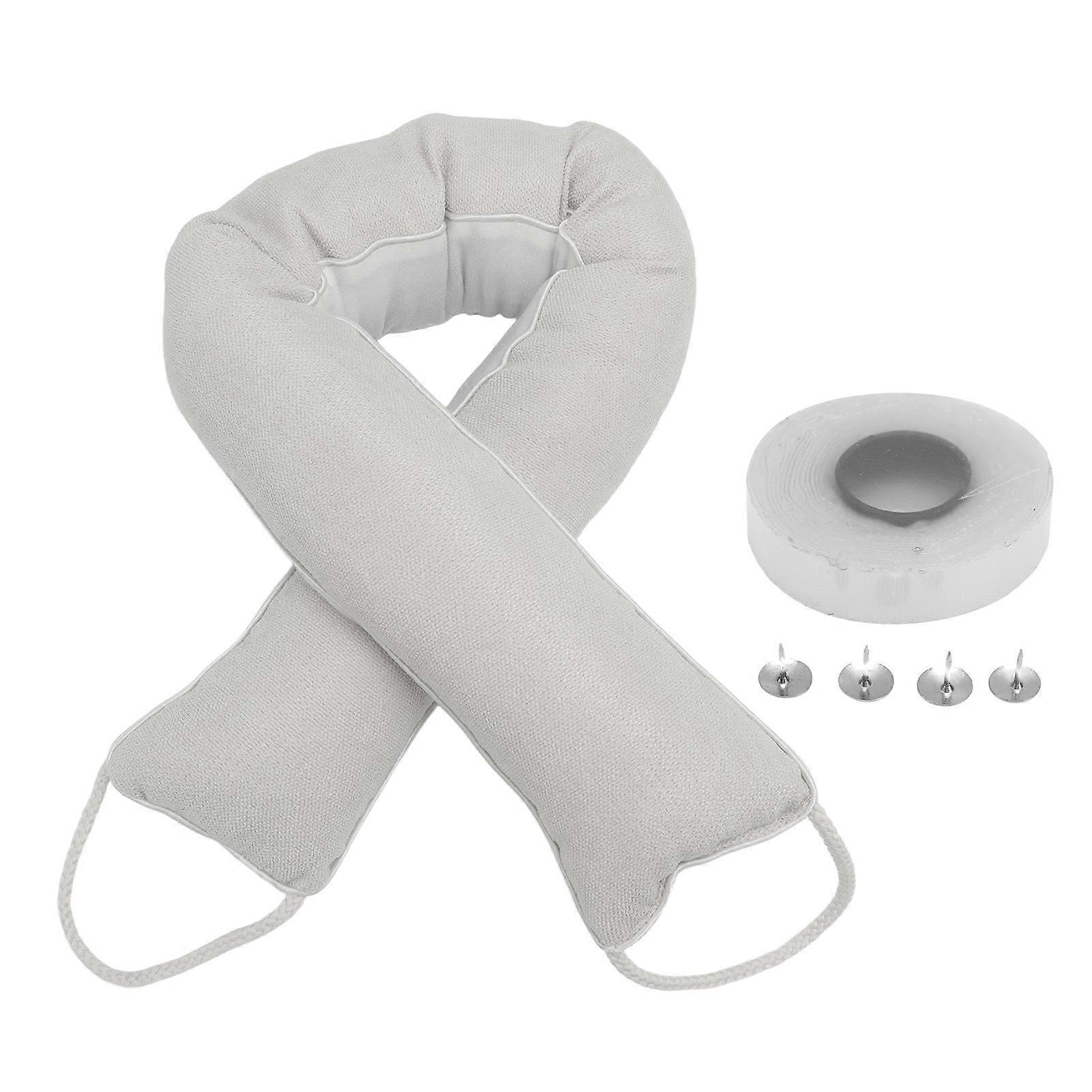 Noise and dustproof door stopper, washable, for home, beige