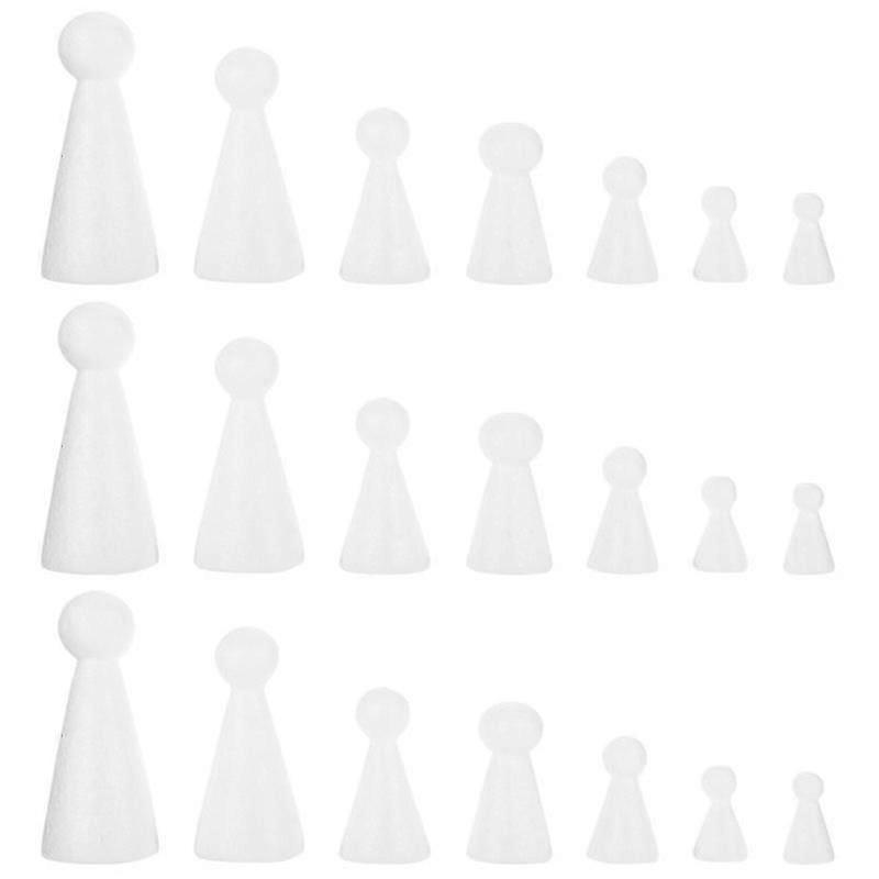 21pcs Crafts Foam Model DIY Modeling Kit Creative Foam Shapes Craft Supplies