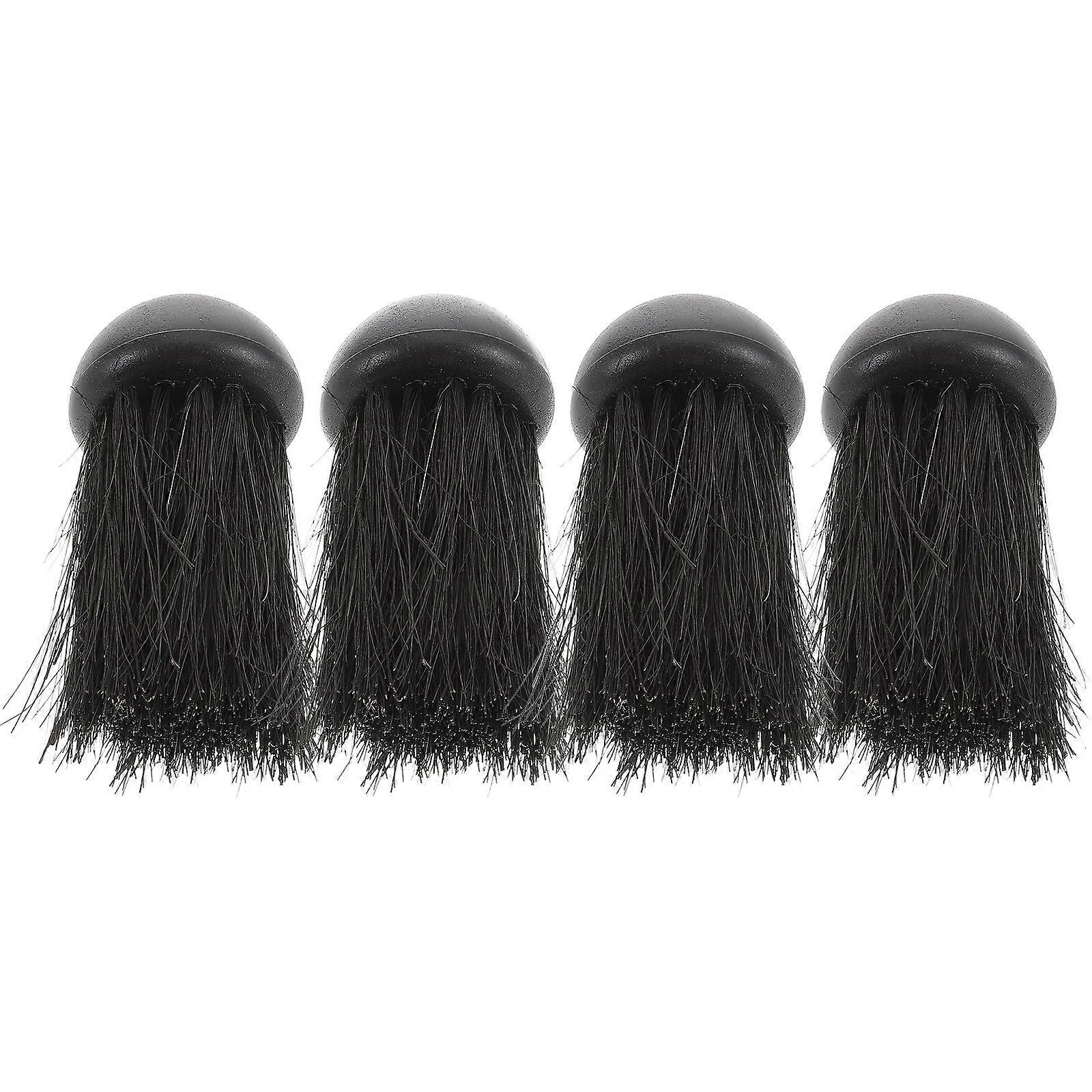 مجموعة أدوات فرشاة الموقد تصميم بلاستيكي مضغوط لتنظيف الموقد والنار 4 قطع