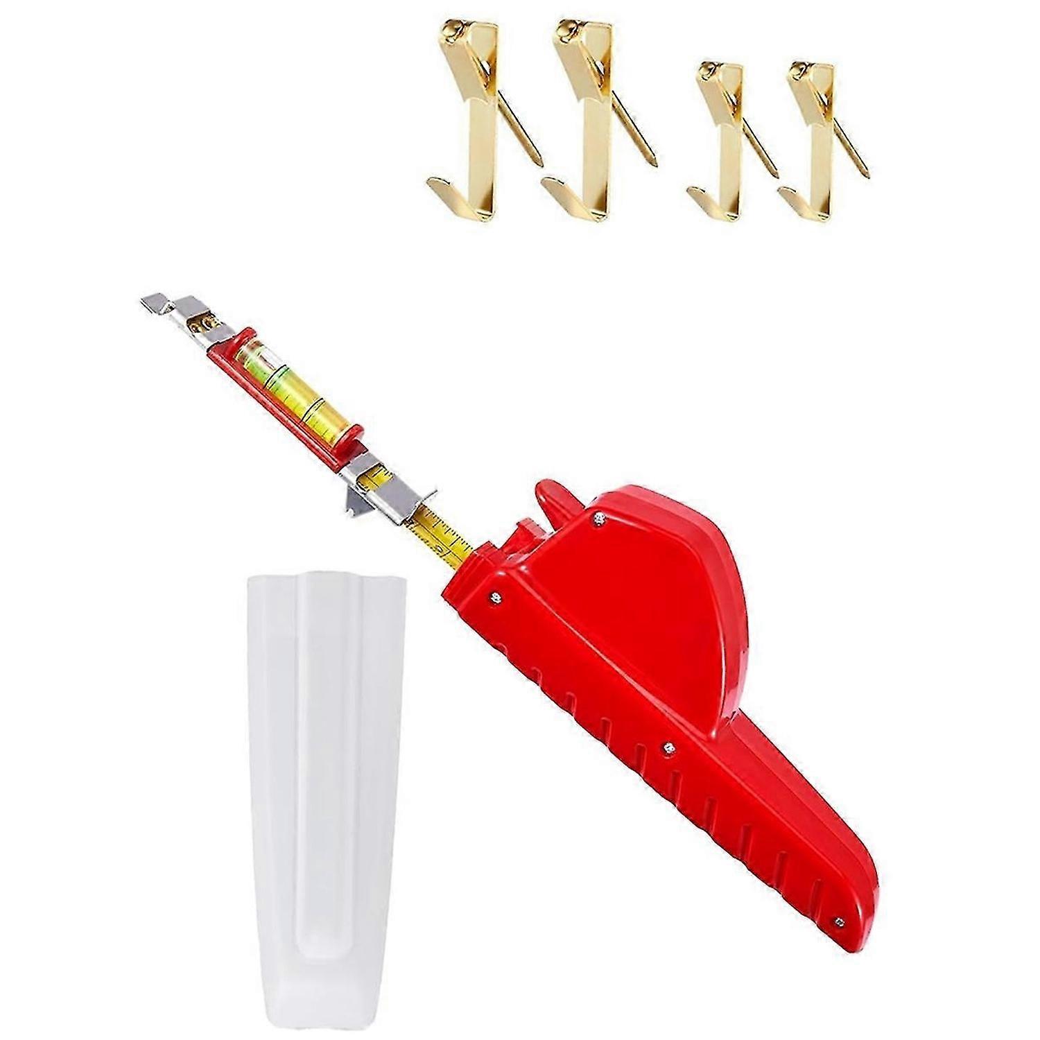PictureHanging Tool with Level, Hook Measure Tape, Picture Leveling and Hanging Tool with 30lb and 5