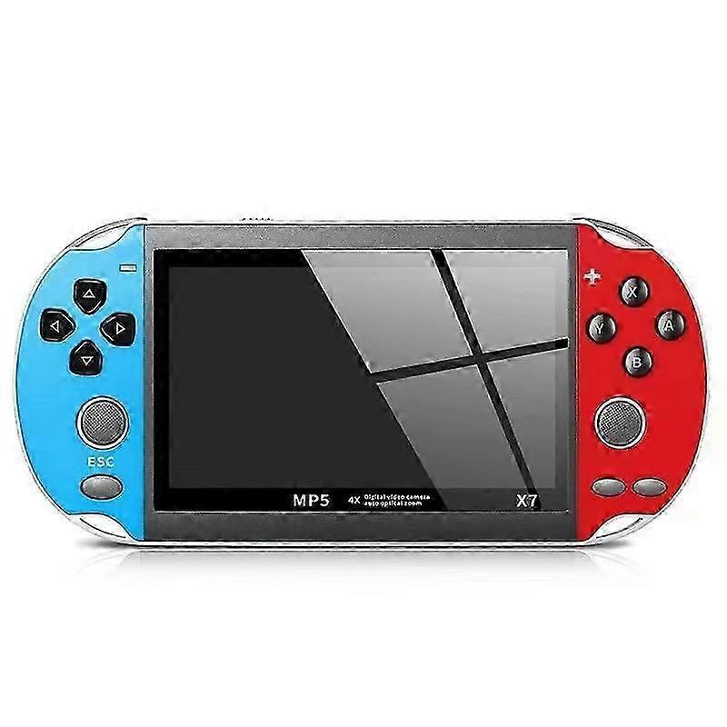 X7 Handheld Game Player 4.3 Inch HD Large 8G Screen Classic Game Retro Built-in 1500 Games Mini Portable MP5 Video Game Console