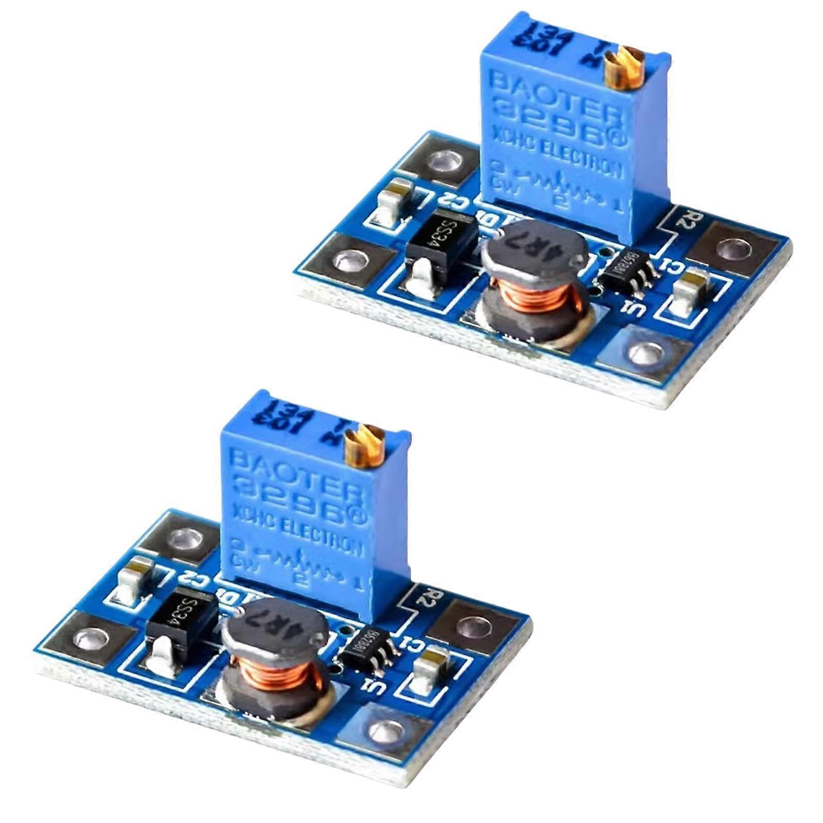 SX1308 DC Boost Converter Module with Adjustable Voltage, Short Circuit Protection, Overheat Protection, DC 2V-28V Output