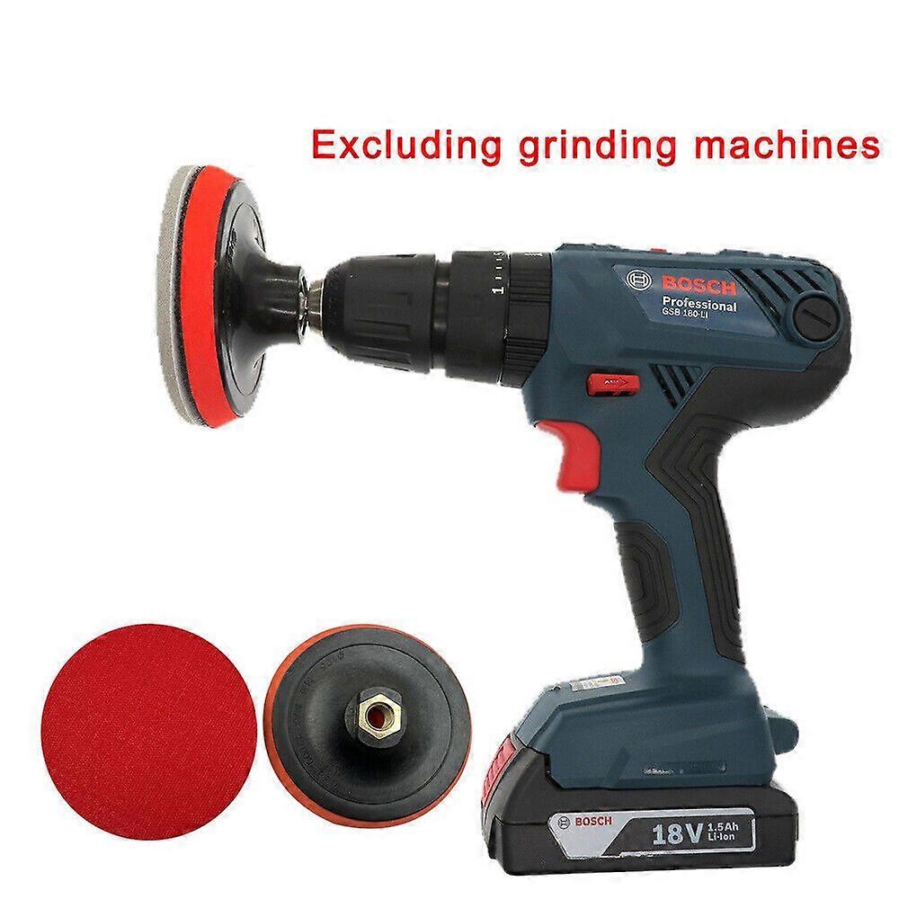 66Pcs Sanding Disc Kit Hook & Loop 125mm Attachment Drill Grinder Backing Pad UK MK73878