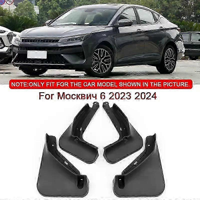 Car Styling Suitable For 6 2023 2024 ABS Car Mud Flaps Splash Guard Mudguards Front Rear Fender Auto Accessories