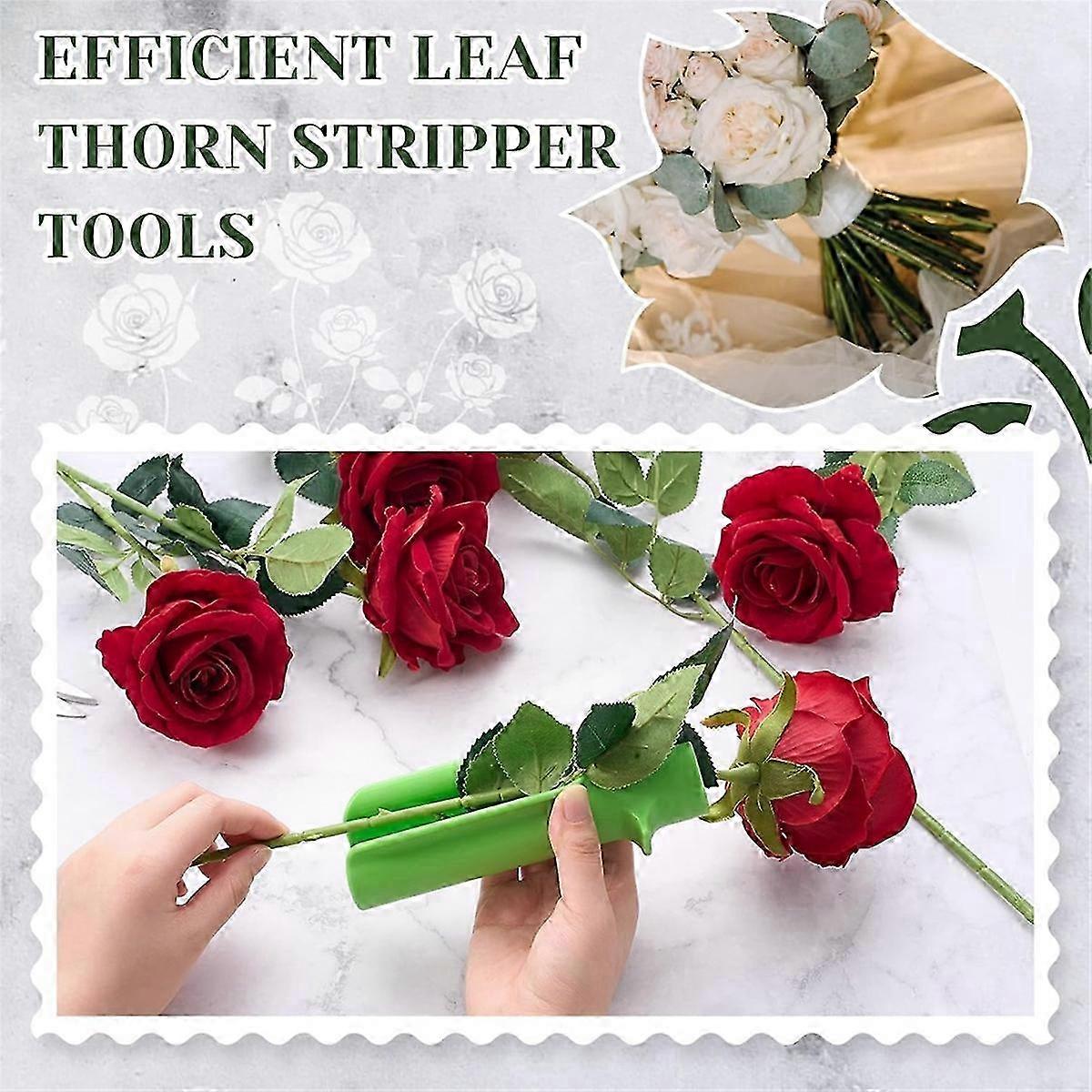 3 Piece Rose Thorn Stripper Tool for Cleaning and Removing Leaves