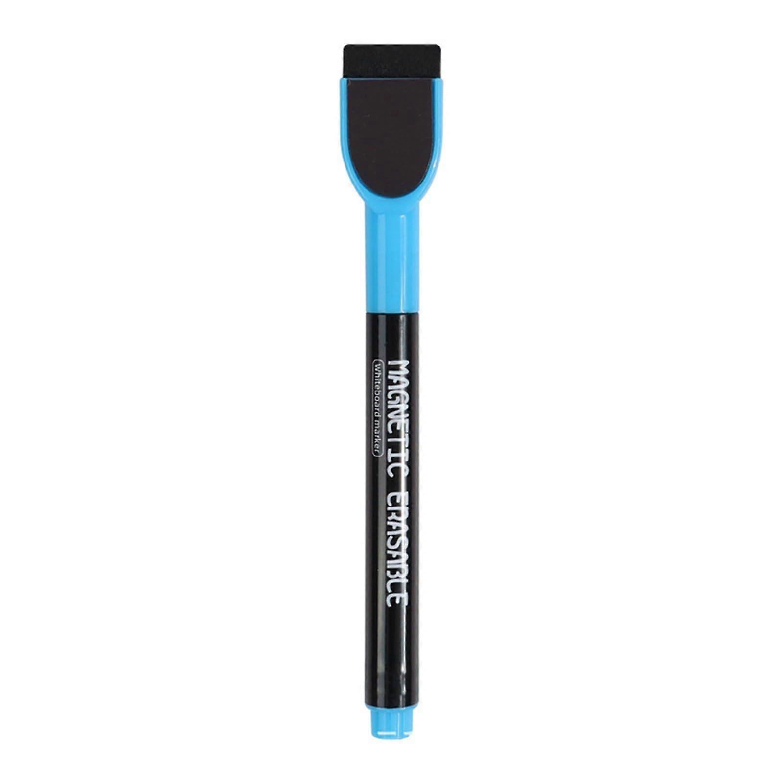 Whiteboard Pens, Magnetic Dry Erase Markers, Fine Tip, LowOdor (Light Blue)