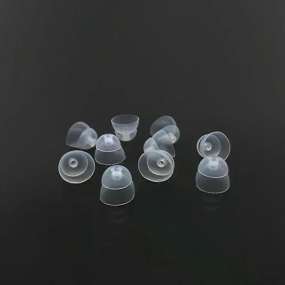 10PCS Power Hearing Aid Domes Soft Silicone Eartip Earplug Replacement