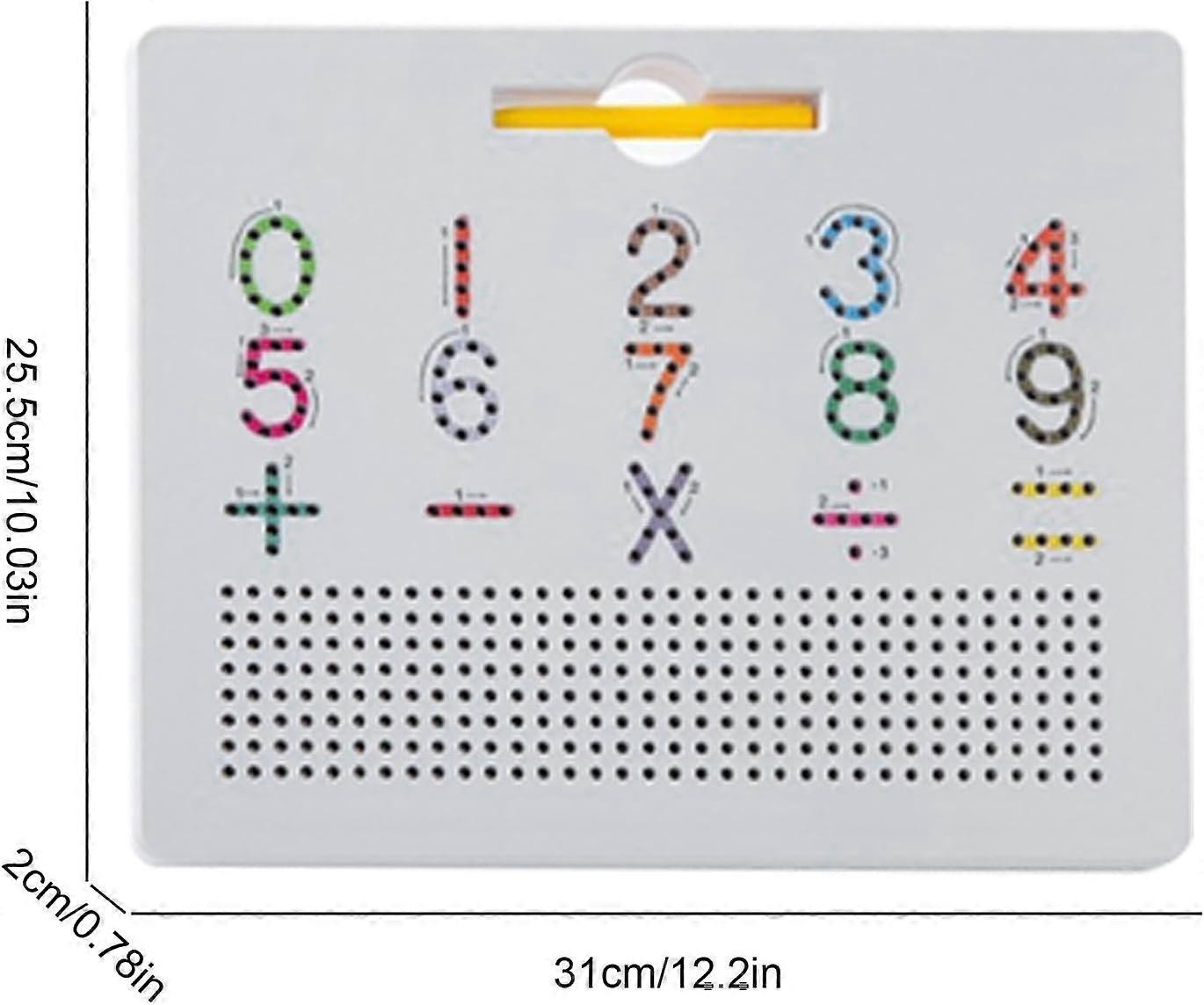 Magnetic Writing Board for Drawing Letters | 2-in-1 Double-Sided ...