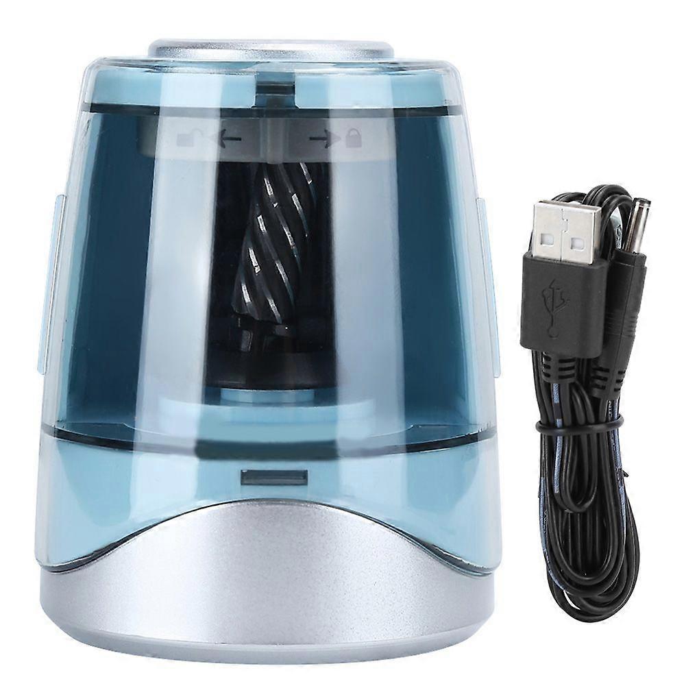 2025 Latest Model  Electric Pencil Sharpener Blue Full Automatic Replaceable