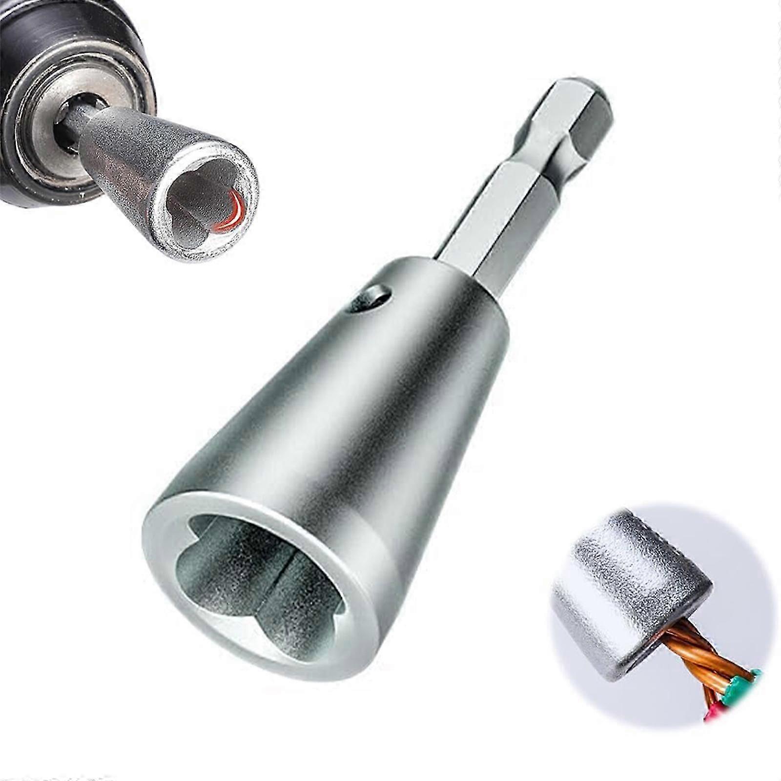 Wire Twisting Tool, Wire Twister Wire Connector, Stainless Steel Wire Twister Tool for Drill Electrical, Wire Twister Drill Wire Twister, Fast Wire Tw