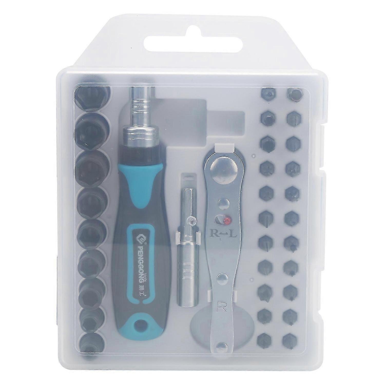 Screwdriver Set MultiFunction Fast Ratchet Socket Wrench Bit Holder Replacements 8209B