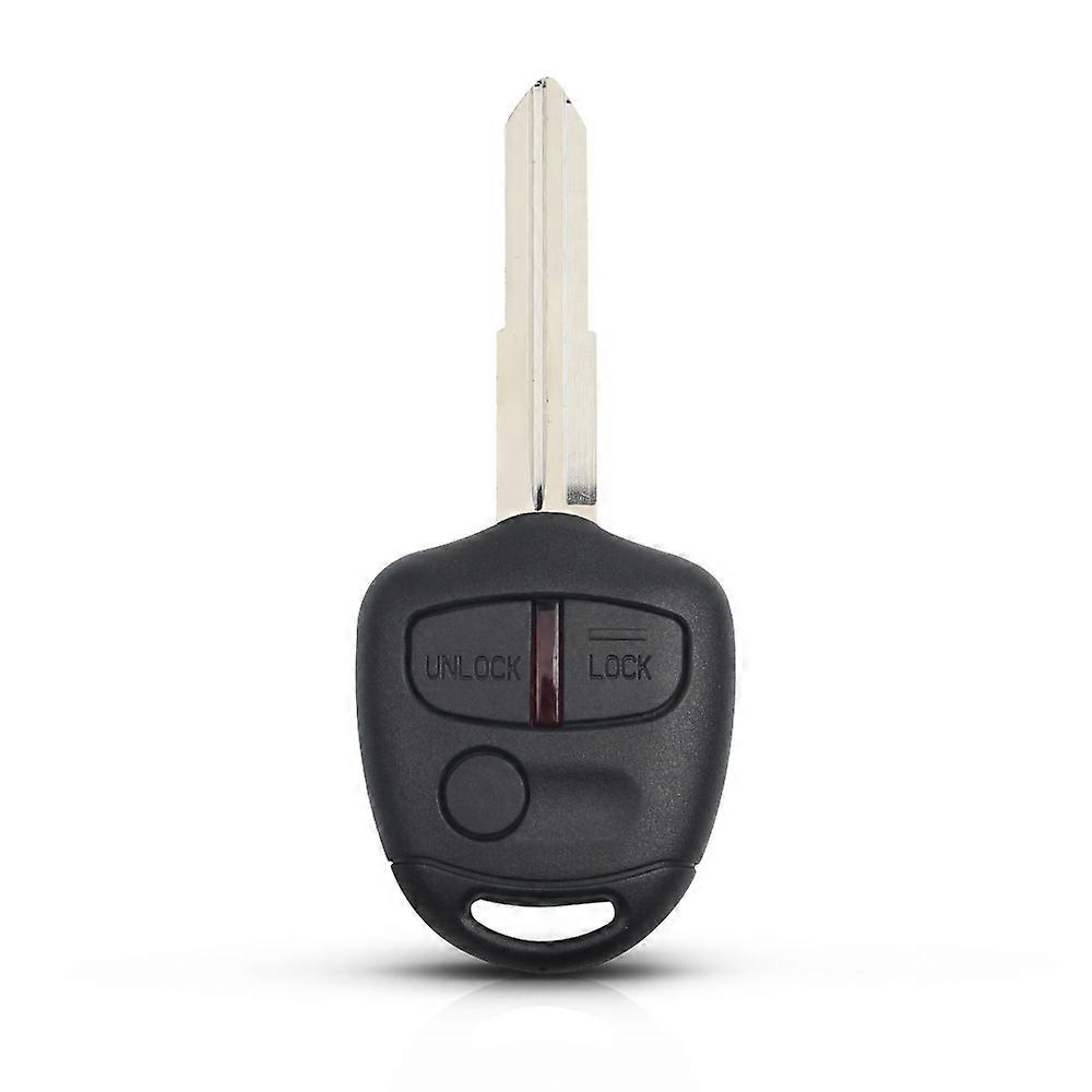 Bil Modifierad Flip Remote Key Shell Case för Mitsubishi Lancer EX Evolution Grandis Outlander Höger / Vänster Blad ~ 01097