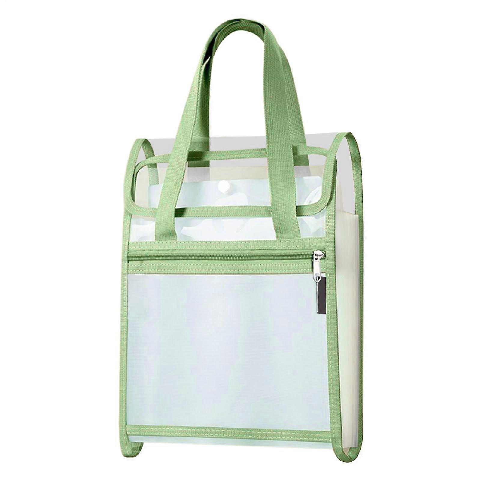 Akten Tasche | Vertical Document Organizer For A4 13-Section Accordion File Green For School Office