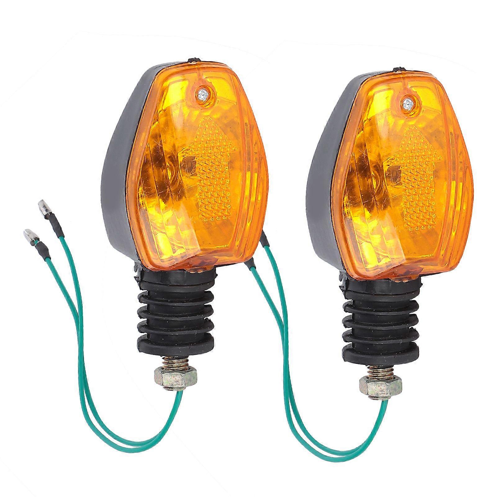 Electric Vehicle Turn Signal Turn Signal Light Direction Lamp Assembly with 12V Bulb 2YMQX)