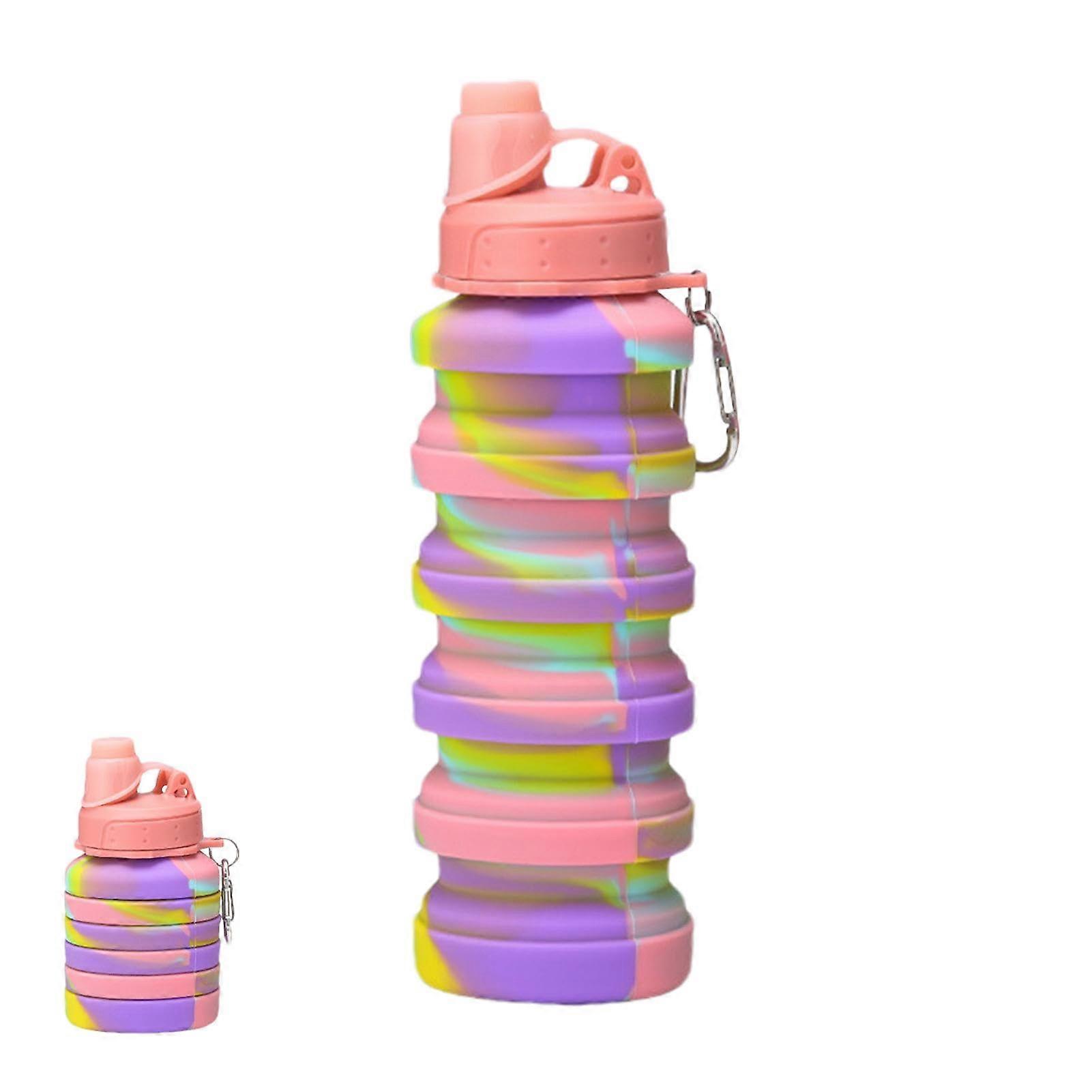 Foldable Water Bottle, 700 ml Silicone, Flexible Reusable, Portable Travel Bottle