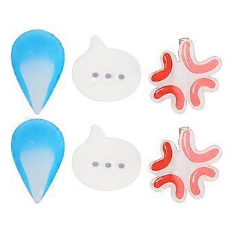 6pcs Cute Hair Clip Funny Shaped Hair Pins Hair Accessories for Daily Dating PartiesYMMR)
