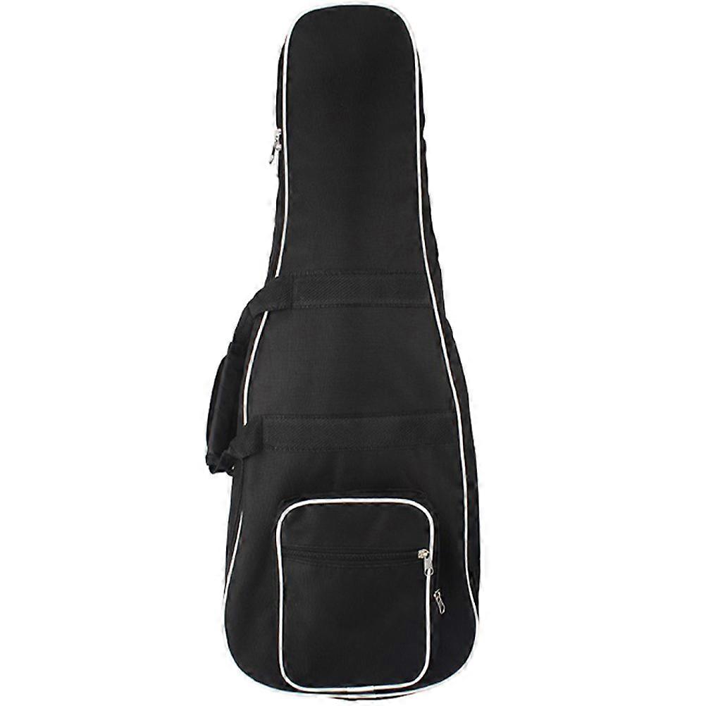 Mandolin Backpack Thickened Oxford Cloth Instrument Case with Padded Straps Lightweight Shockproof Storage Bag for Outdoor Use with Item Pocket