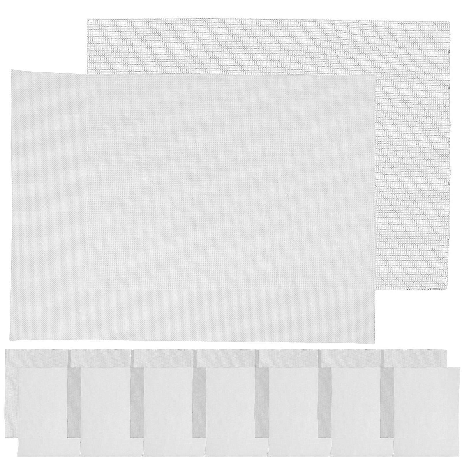 Paper Making Accessory Diy Mesh Cloth For Educational Activities Rectangle Shape 10Sets