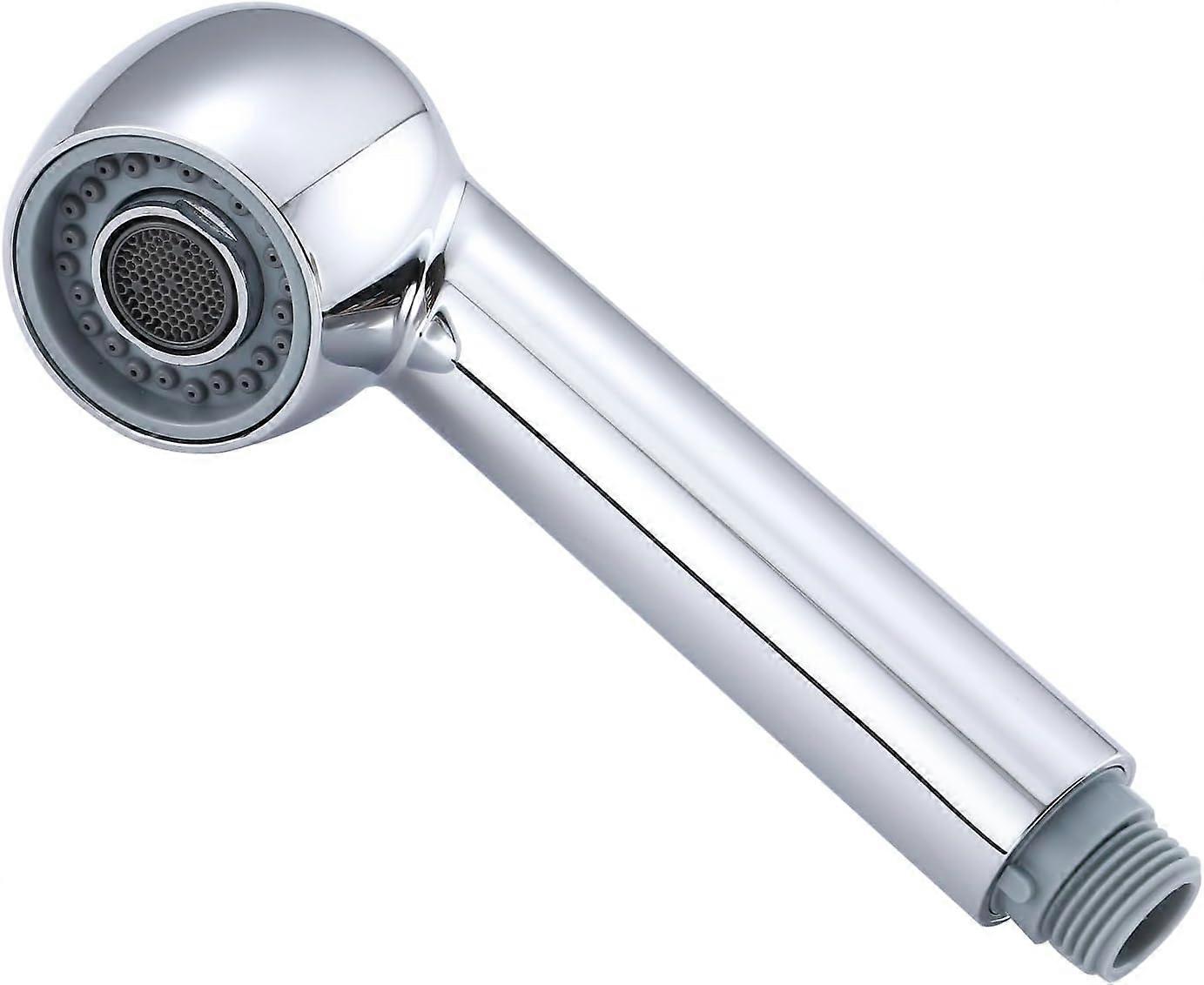 Kitchen Sink Pull Down Faucet Head Replacement 2-Functions Pull Out Sprayer Head Chrome, (Plating)  Plating