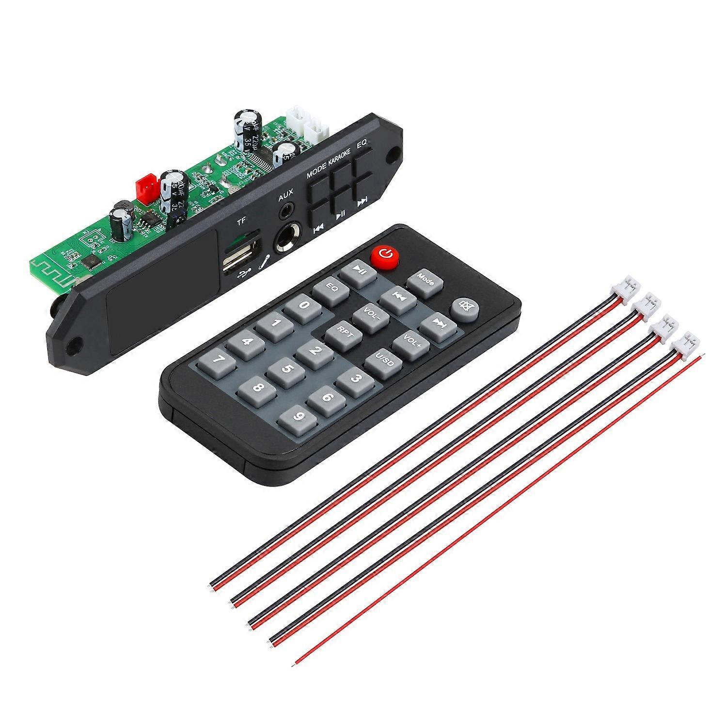 Bluetooth MP3 Decoder Board Silicone Remote Control