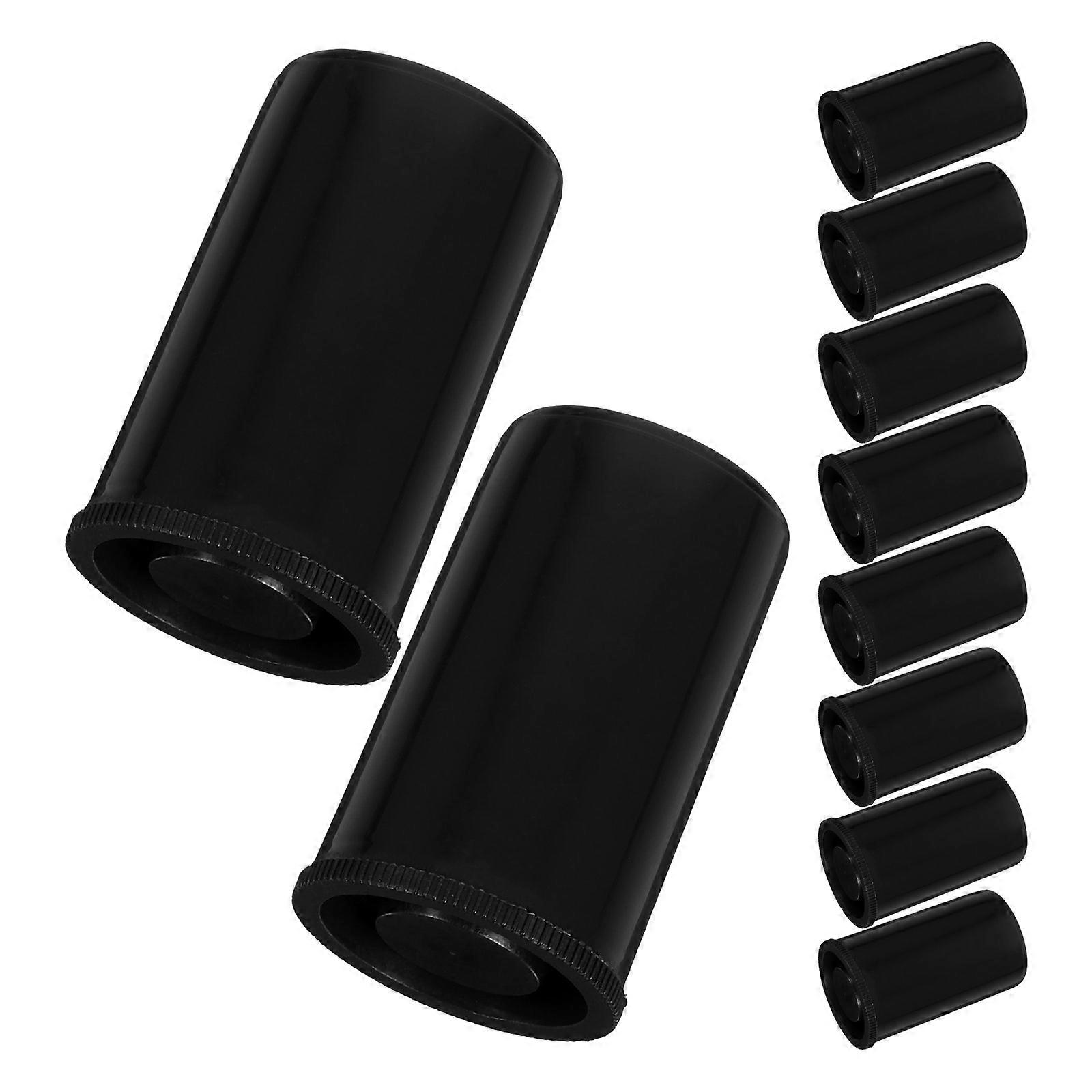 24pcs Durable Plastic Film Canisters with Lids – Compact Multi Functional Storage Boxes for Photography, Fishing Bait, and More