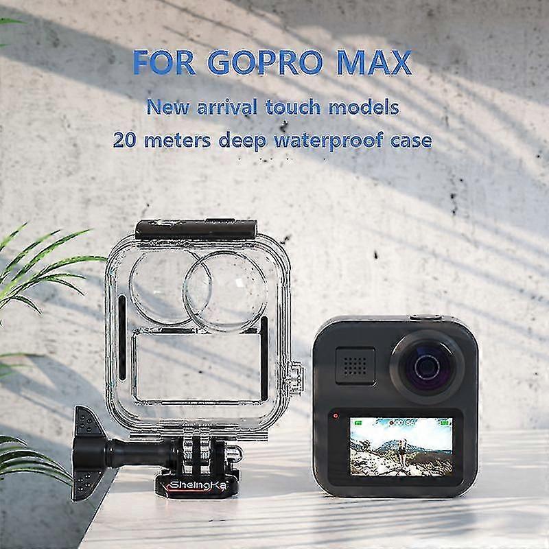 Gopro Maxパノラマスポーツカメラ水中保護カバー防水ケースフレーム潜水艦ダイビング保護シェル
