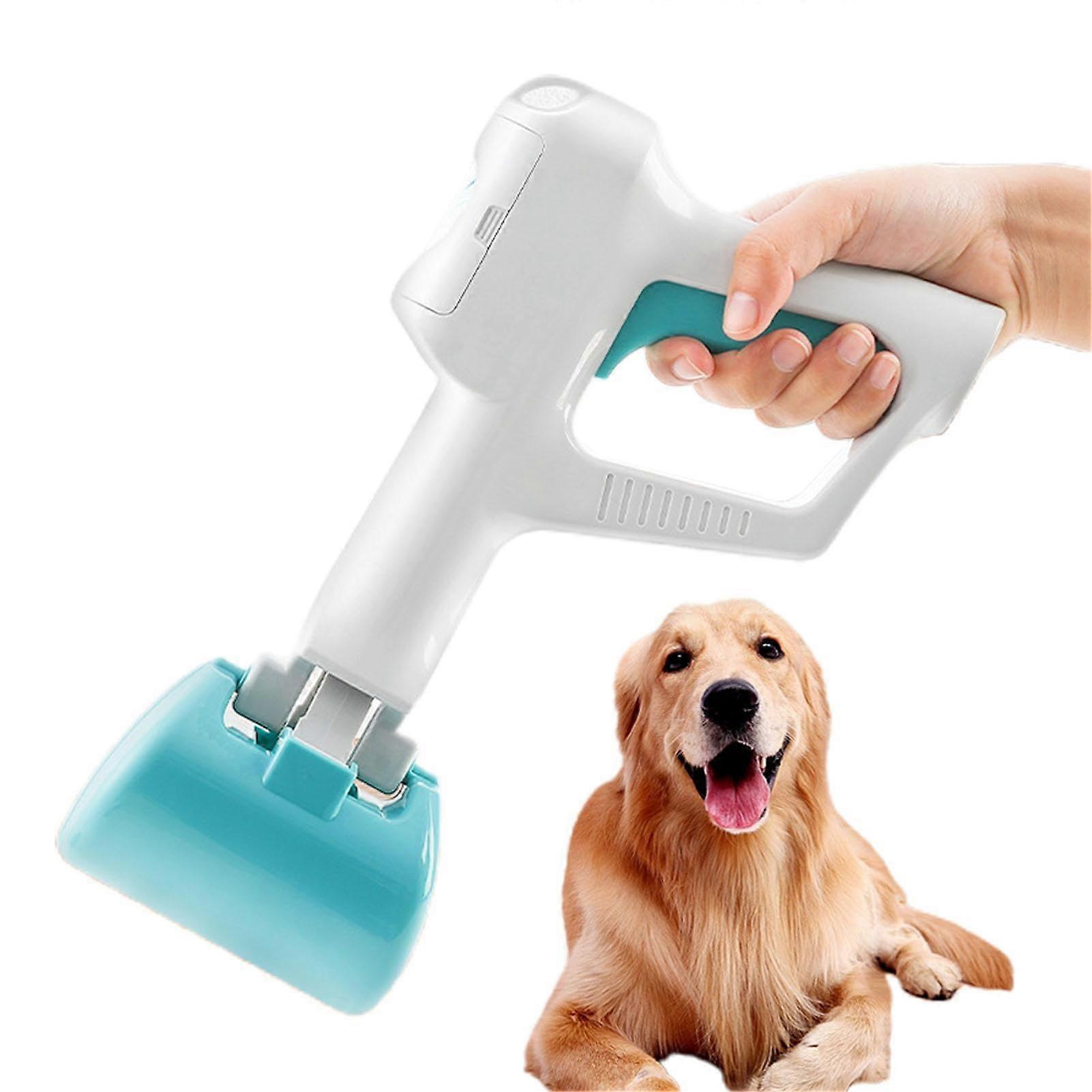 Long Handle Poop Scooper for Small Dogs and Cats – Easy Pickup on Grass and Gravel – Pet Waste Scoop for Gravel Cleanup – Essential Pet Supplies.