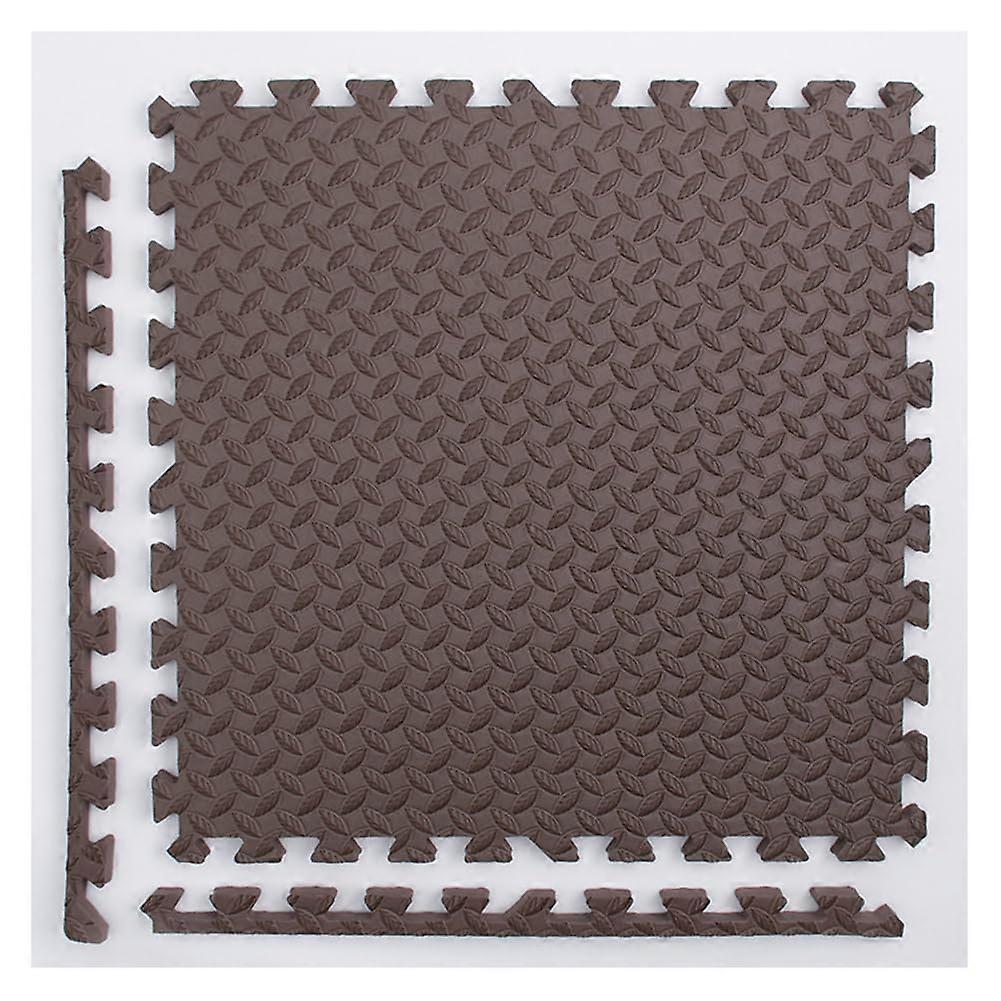 9 pieces of 2.5cm thick interlocking EVA foam mats for gym flooring, 60x60cm