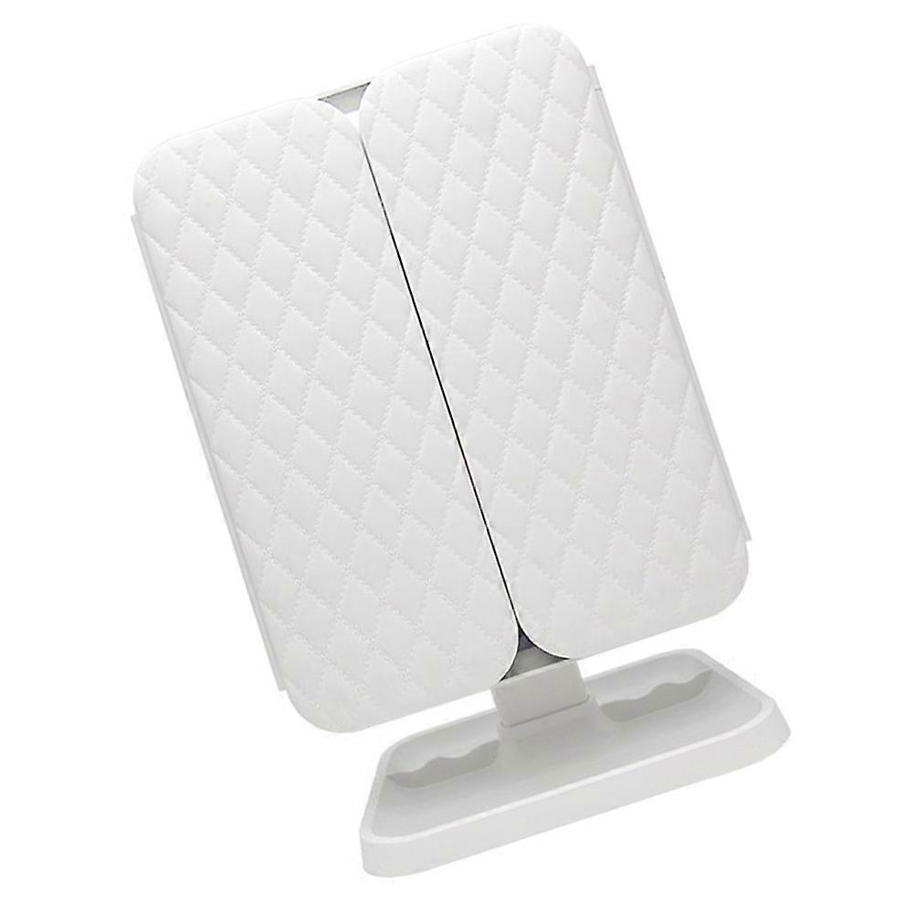 Makeup Mirror Desktop Folding Triple-Sided Led Lighting Touch Sensing Magnification 1Pack