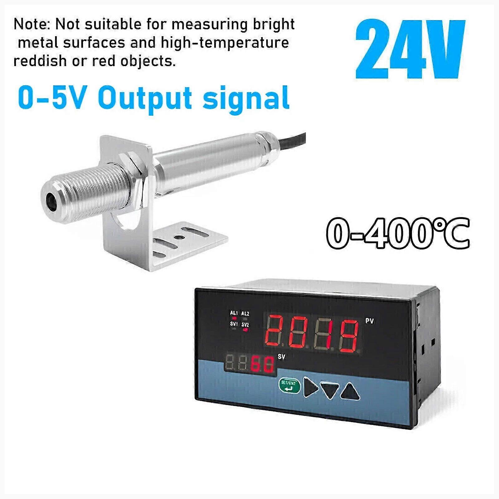 Non-contact Infrared Thermometer Sensor 0-5V 24V w/ Controller Kit  NEW5d