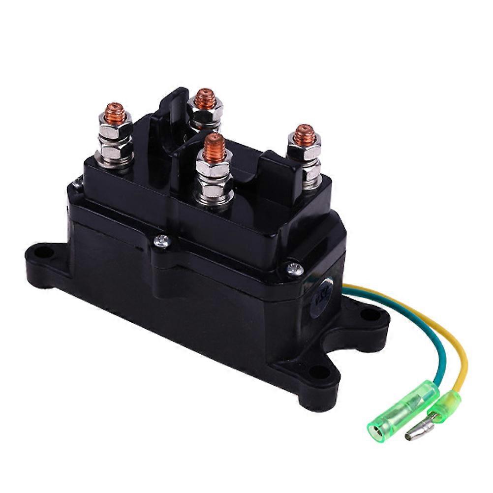 Heavy Duty 12V 250A Winch Solenoid Relay Contactor for Car with Copper Plastic Multi Color