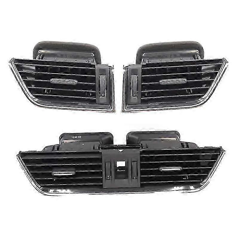 לוח מחוונים קדמי לרכב אוורור יציאת מזגן אחורי מרכזי תואם לסקודה אוקטביה 2015-2022 - פתח אוורור חלופי