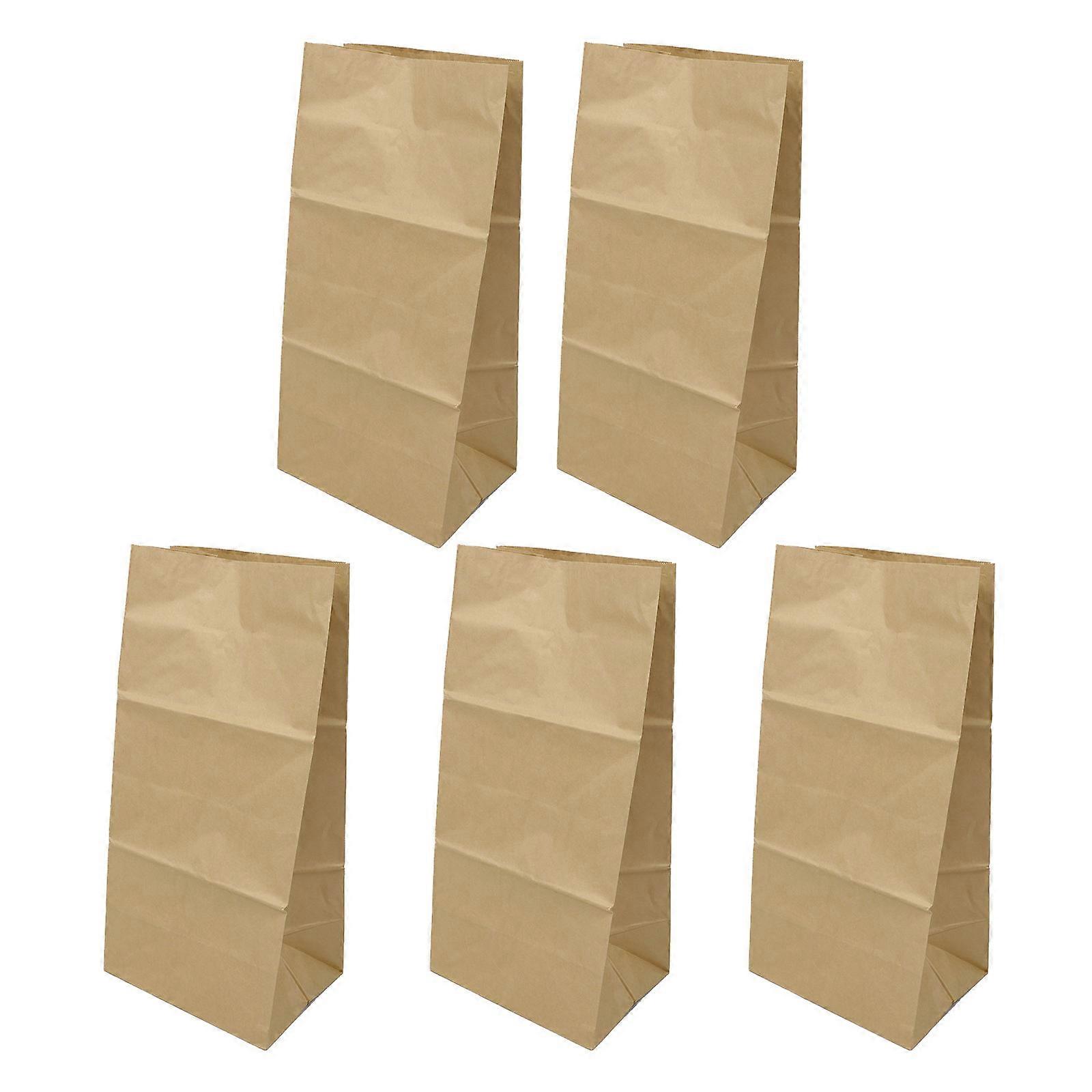Reusable Yard Waste Bags Kraft Paper Bags Storage For Garden Cleanup 15.72X33.01INCH 5Set